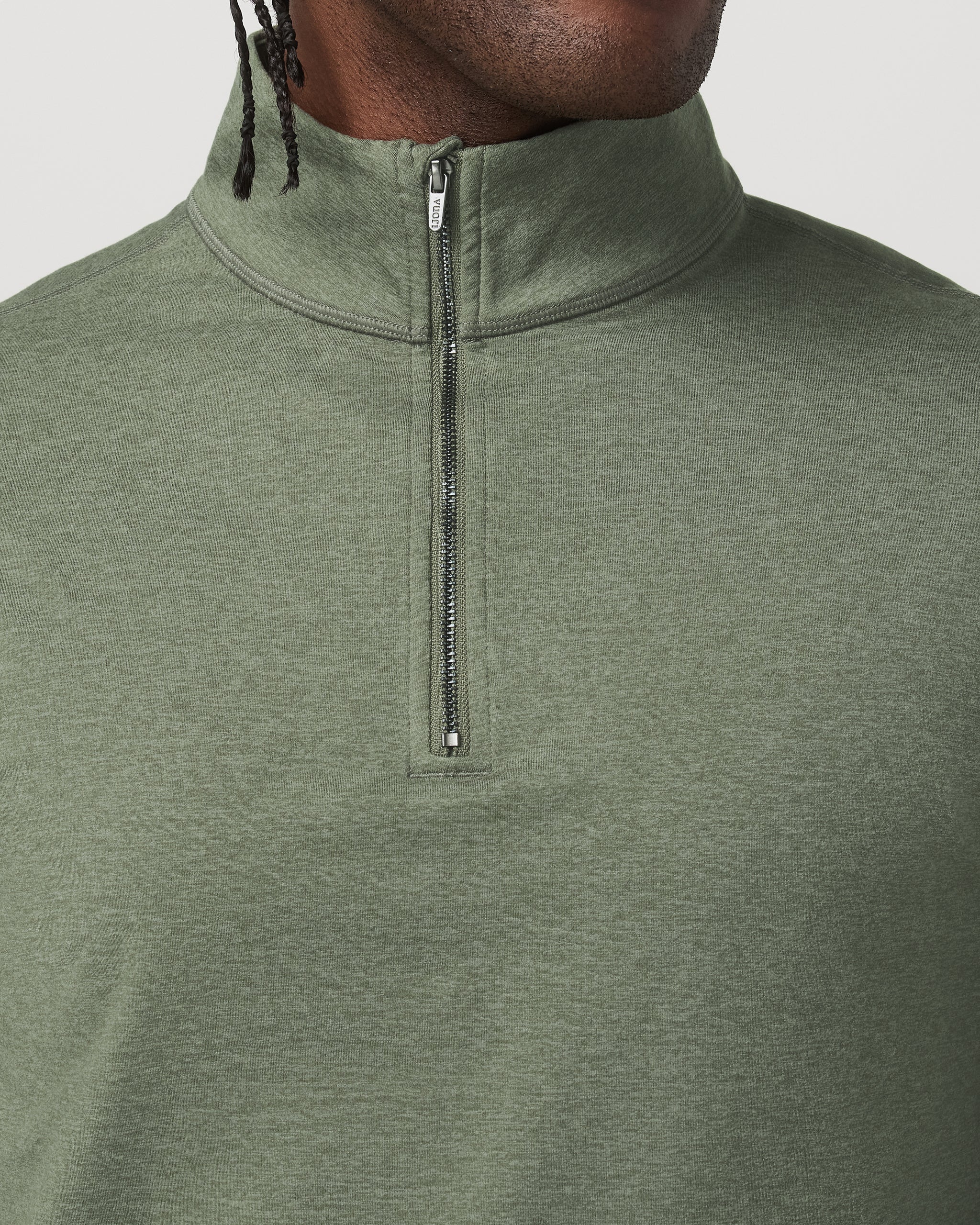 Coronado Half Zip | Light Oregano Heather - Image 5