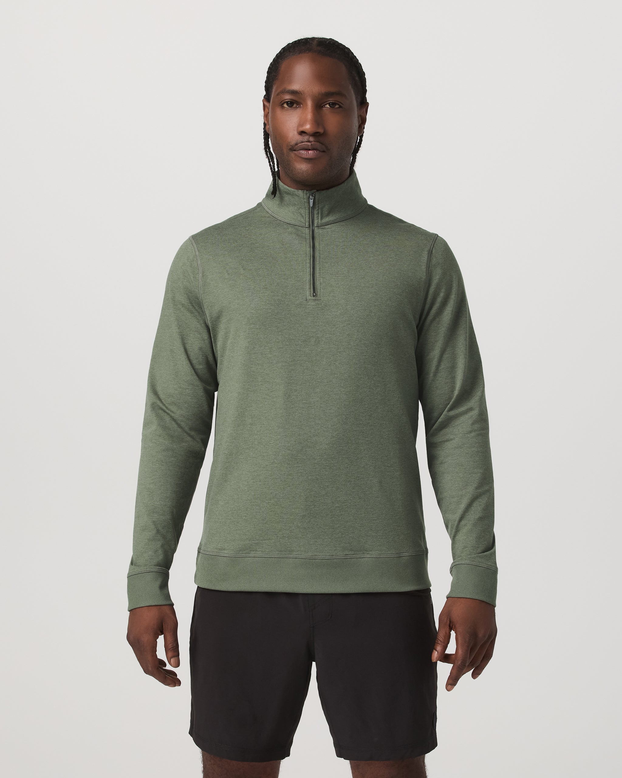 Coronado Half Zip | Light Oregano Heather