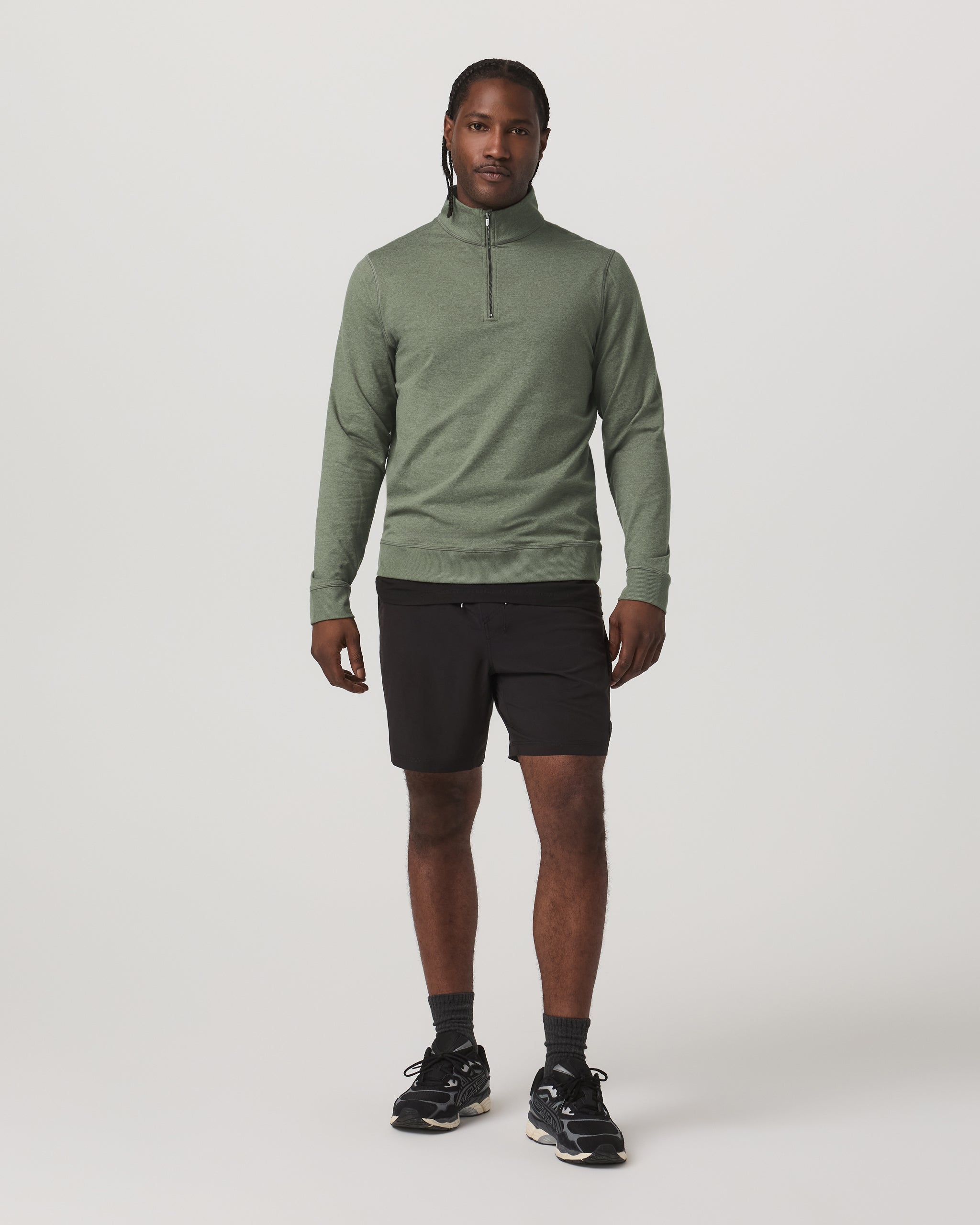 Coronado Half Zip | Light Oregano Heather - Image 4