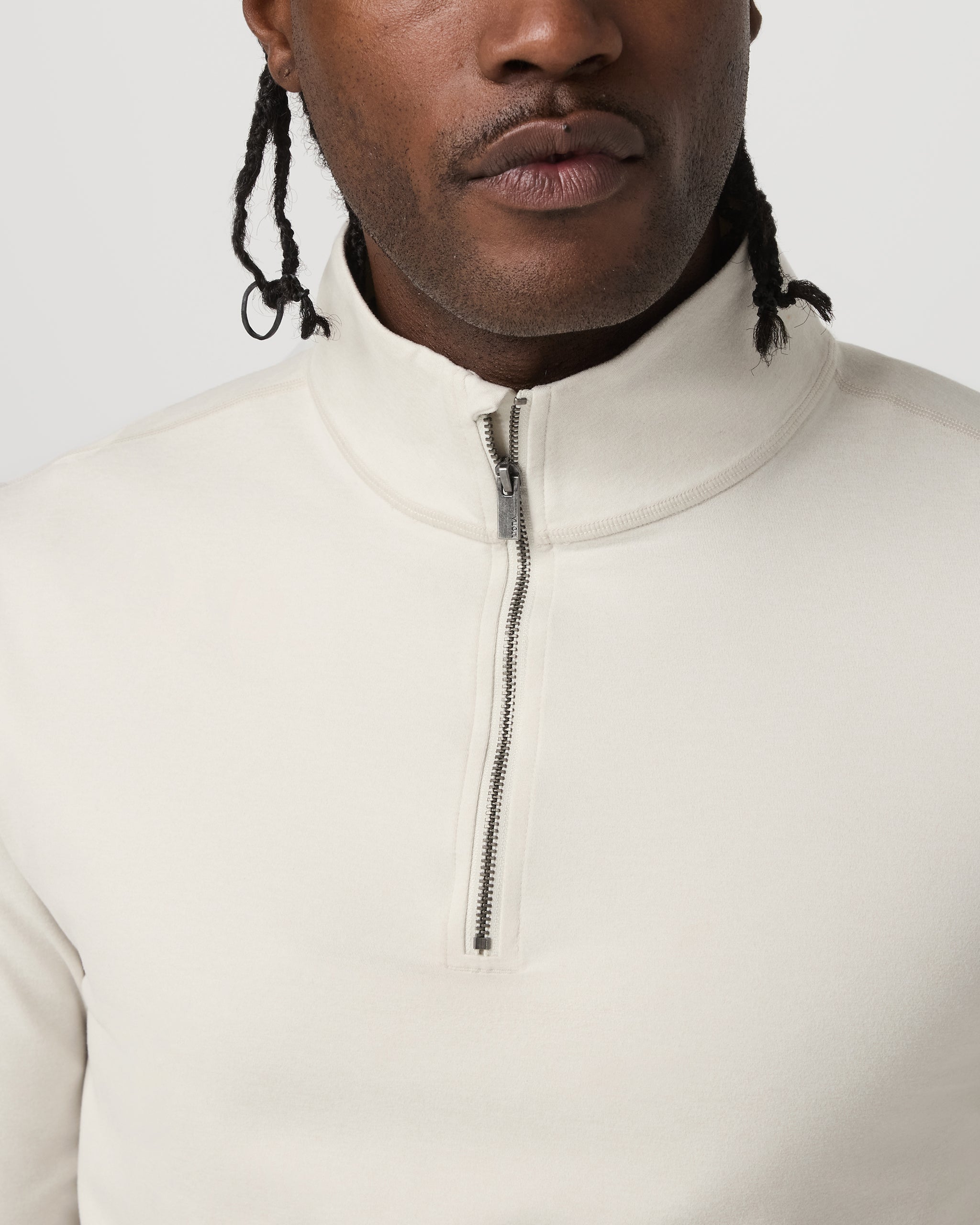Coronado Half Zip | Ivory Heather - Image 2