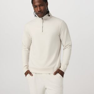 Coronado Half Zip | Ivory Heather