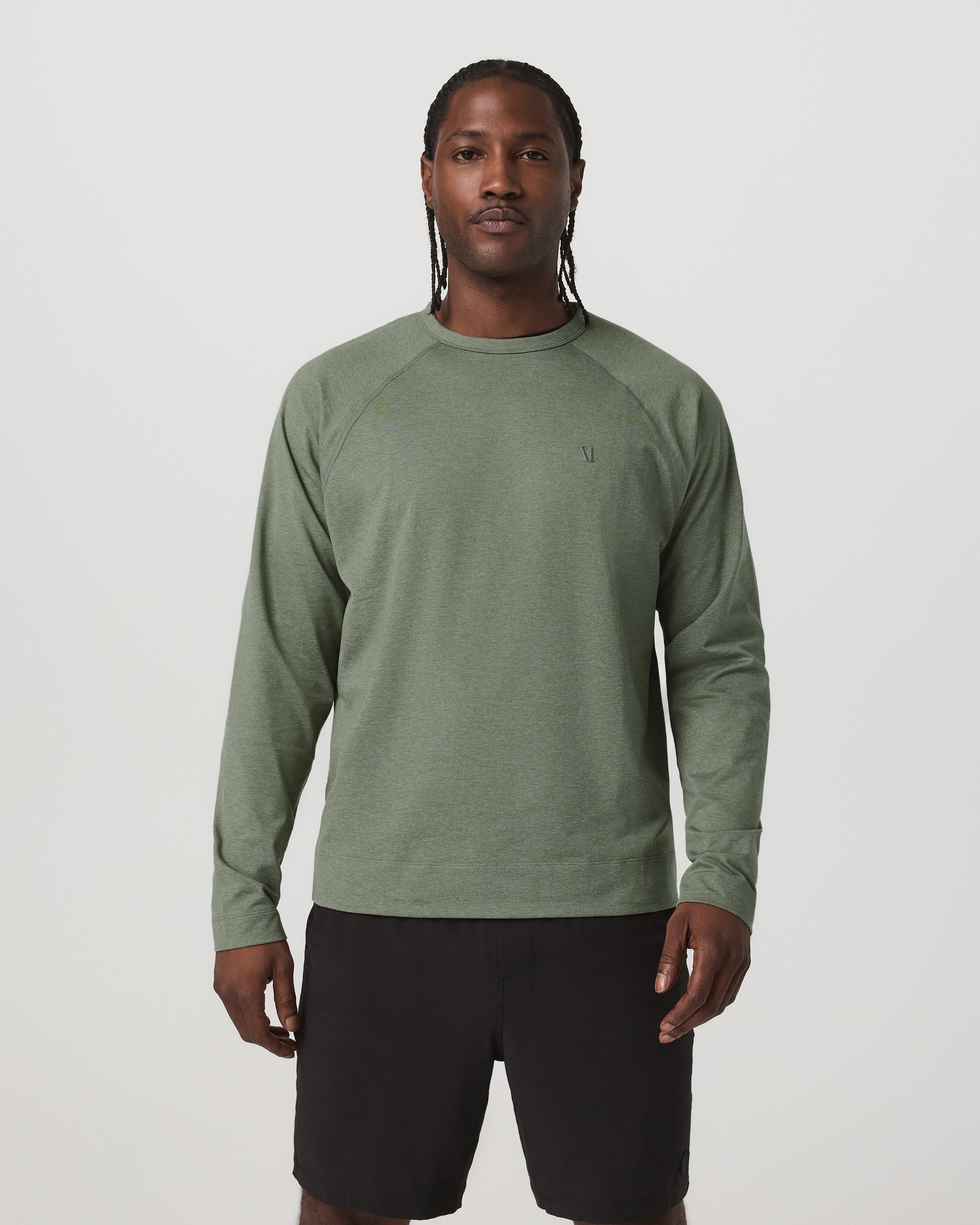Coronado Crew | Light Oregano Heather