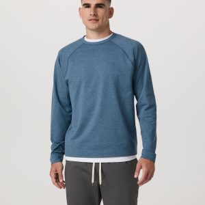Coronado Crew | Pool Blue Heather