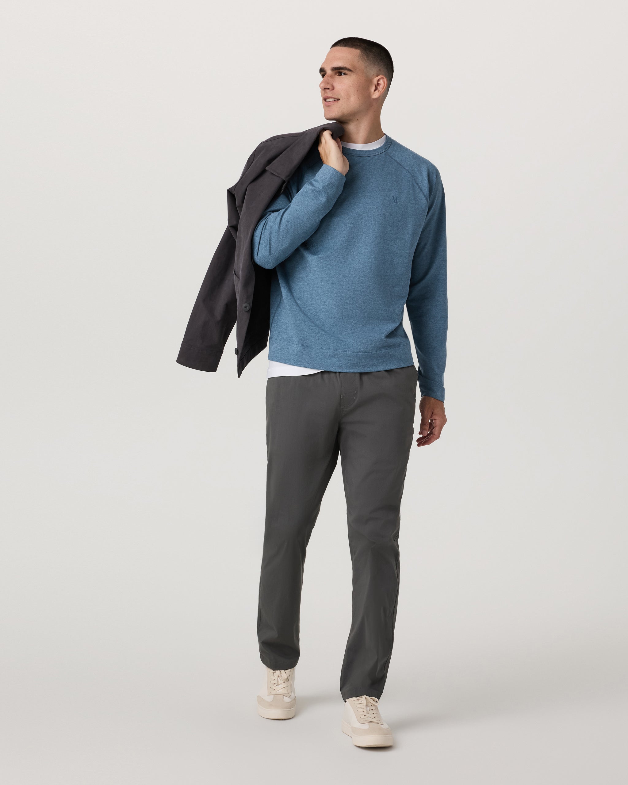 Coronado Crew | Pool Blue Heather - Image 4