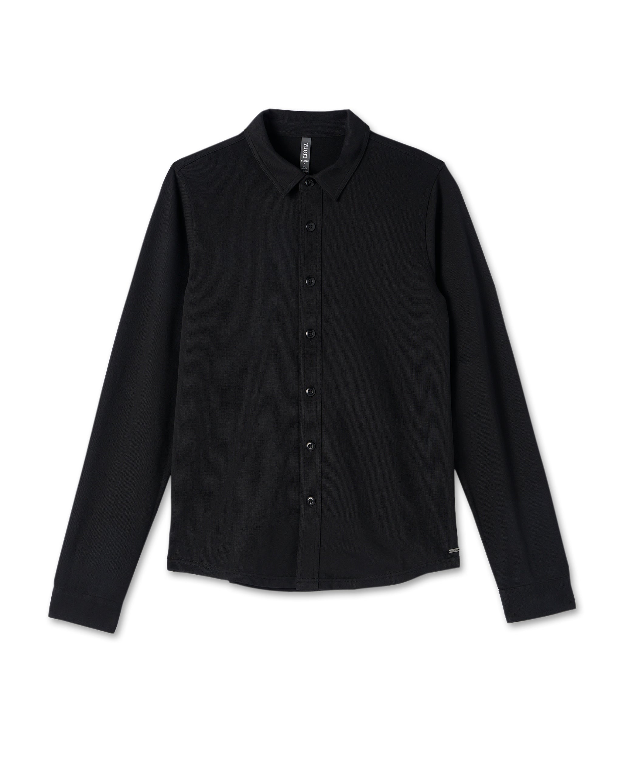 Long Sleeve Solana Button Down | Black - Image 4