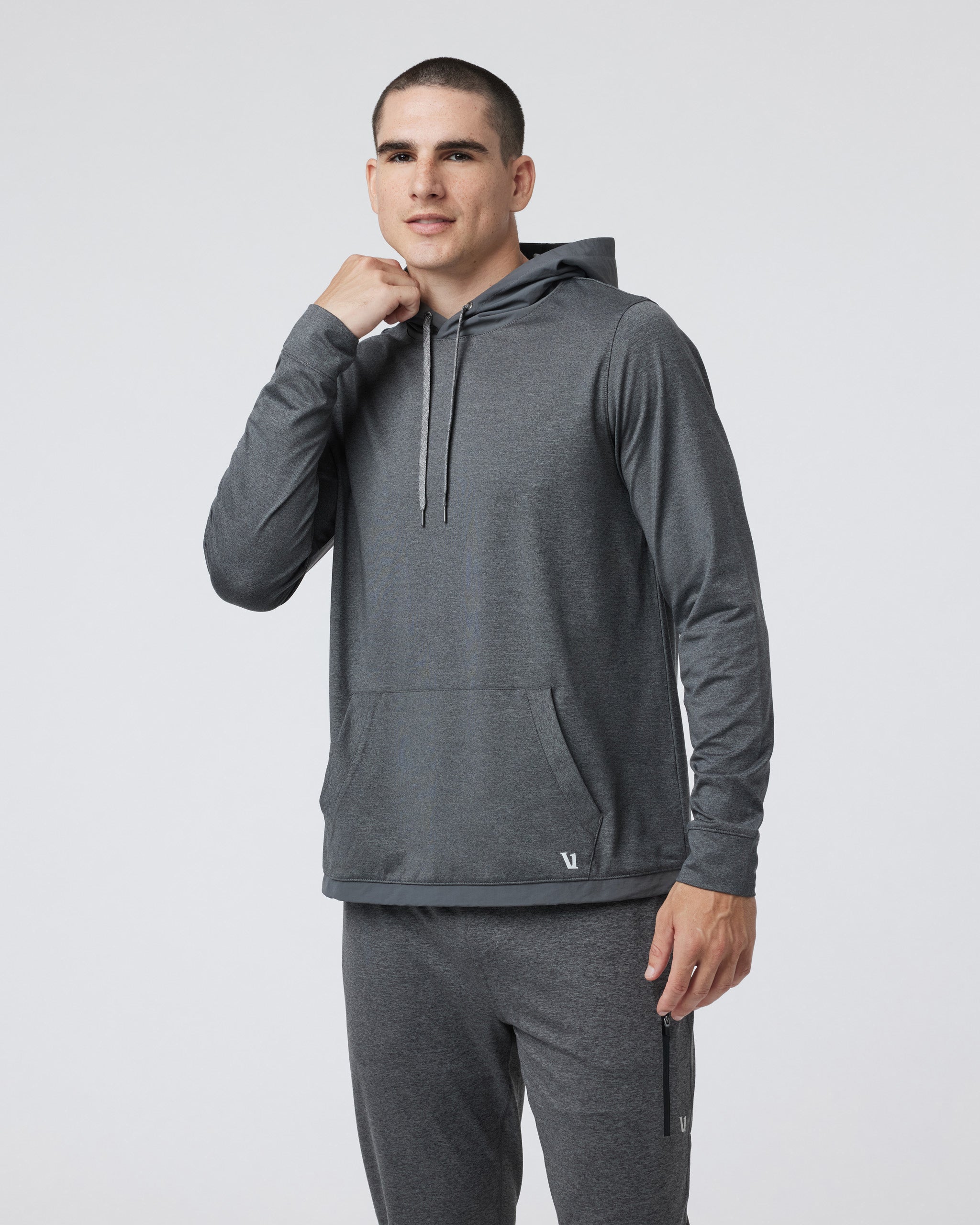 Sunday Element Hoodie | Charcoal Heather - Image 2