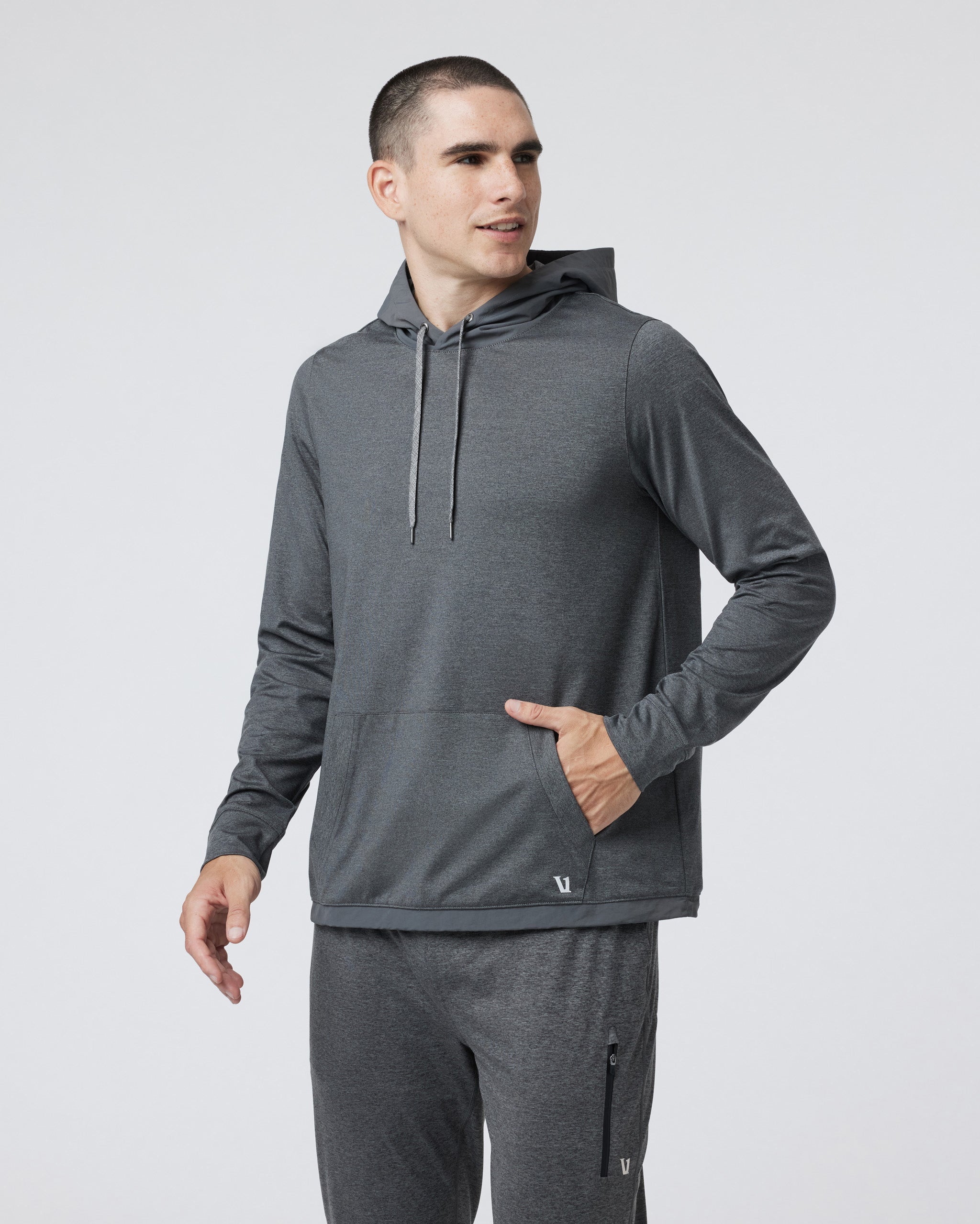 Sunday Element Hoodie | Charcoal Heather - Image 3