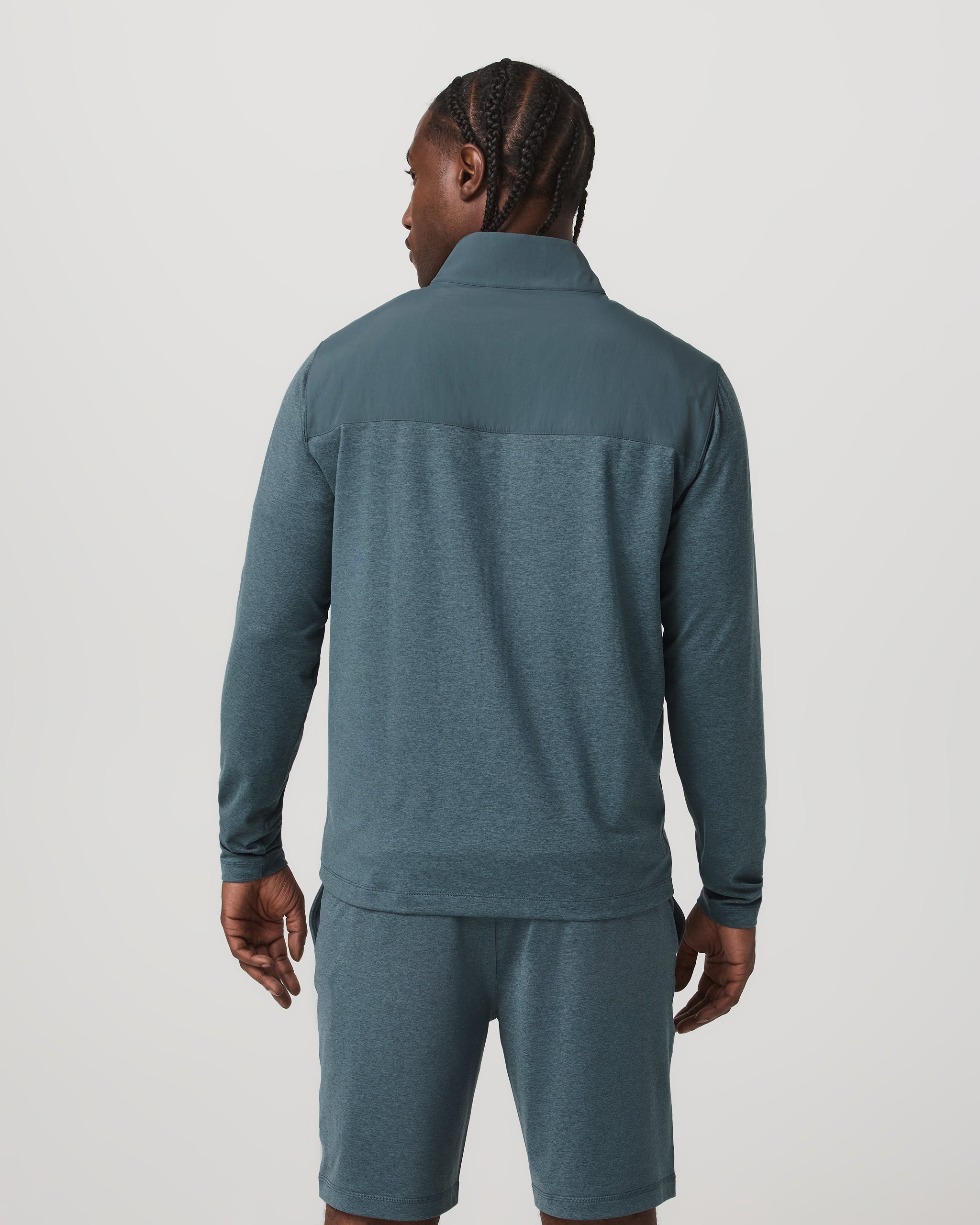 Sunday Element Track Jacket | Blue Sea Heather - Image 3