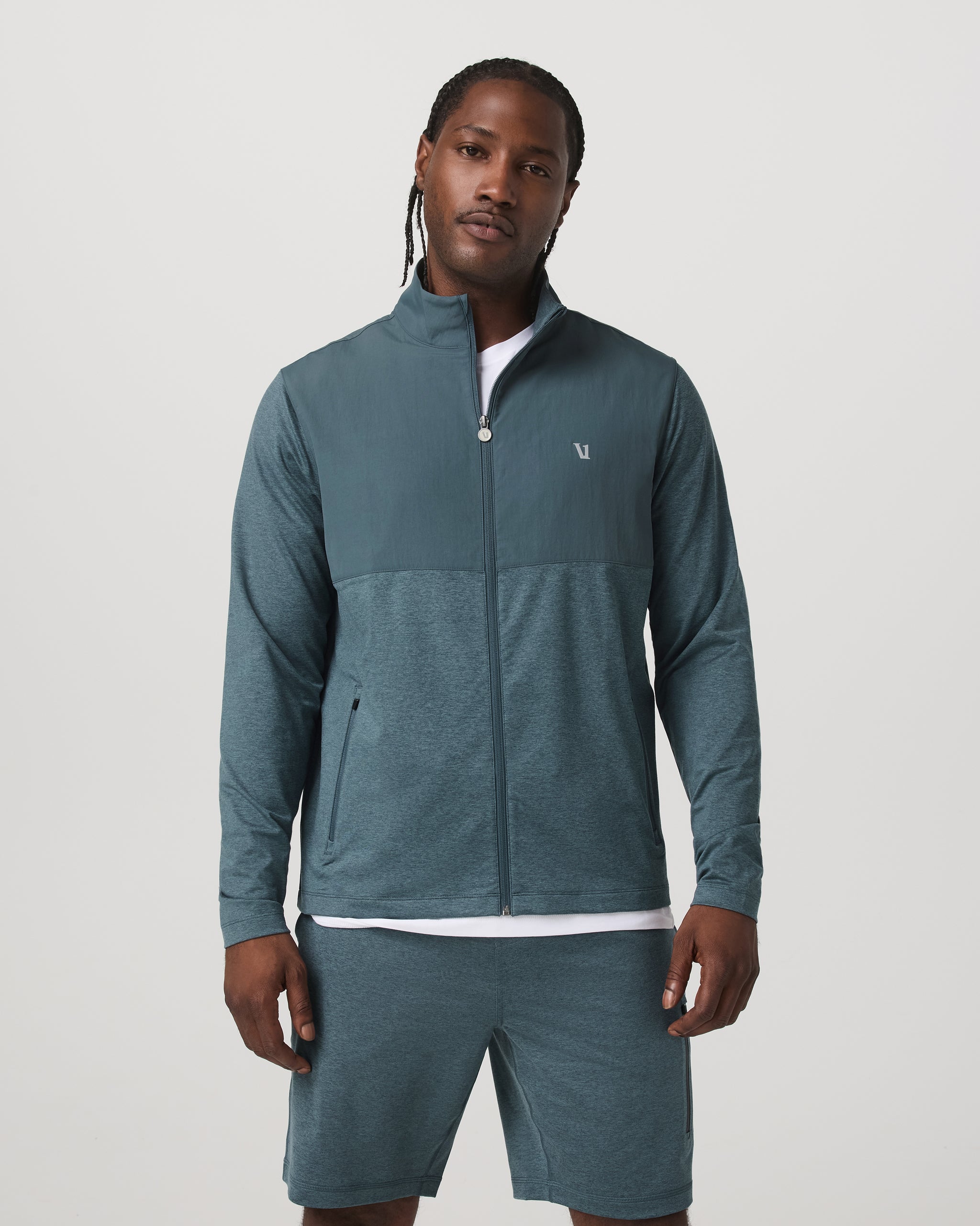 Sunday Element Track Jacket | Blue Sea Heather