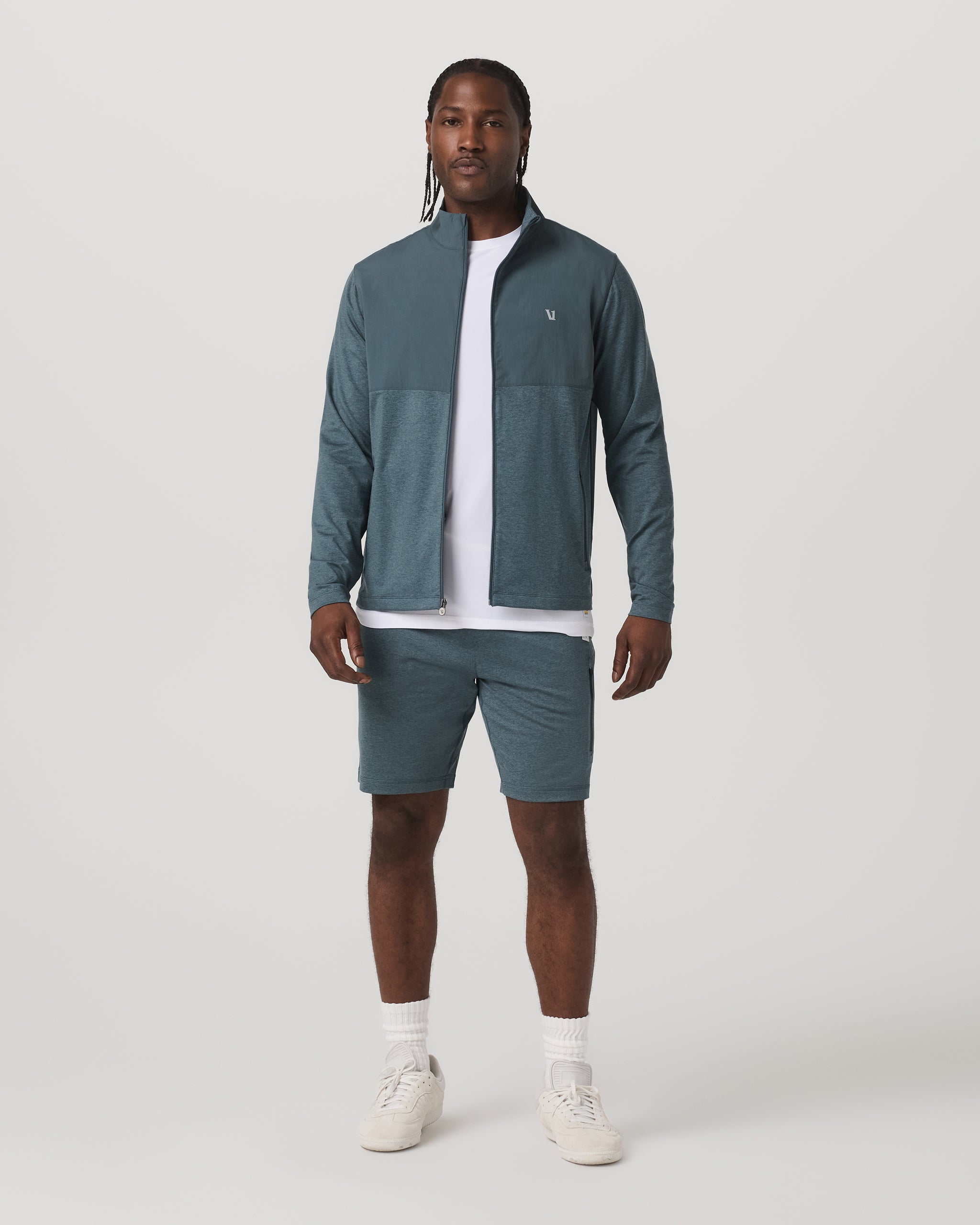 Sunday Element Track Jacket | Blue Sea Heather - Image 4