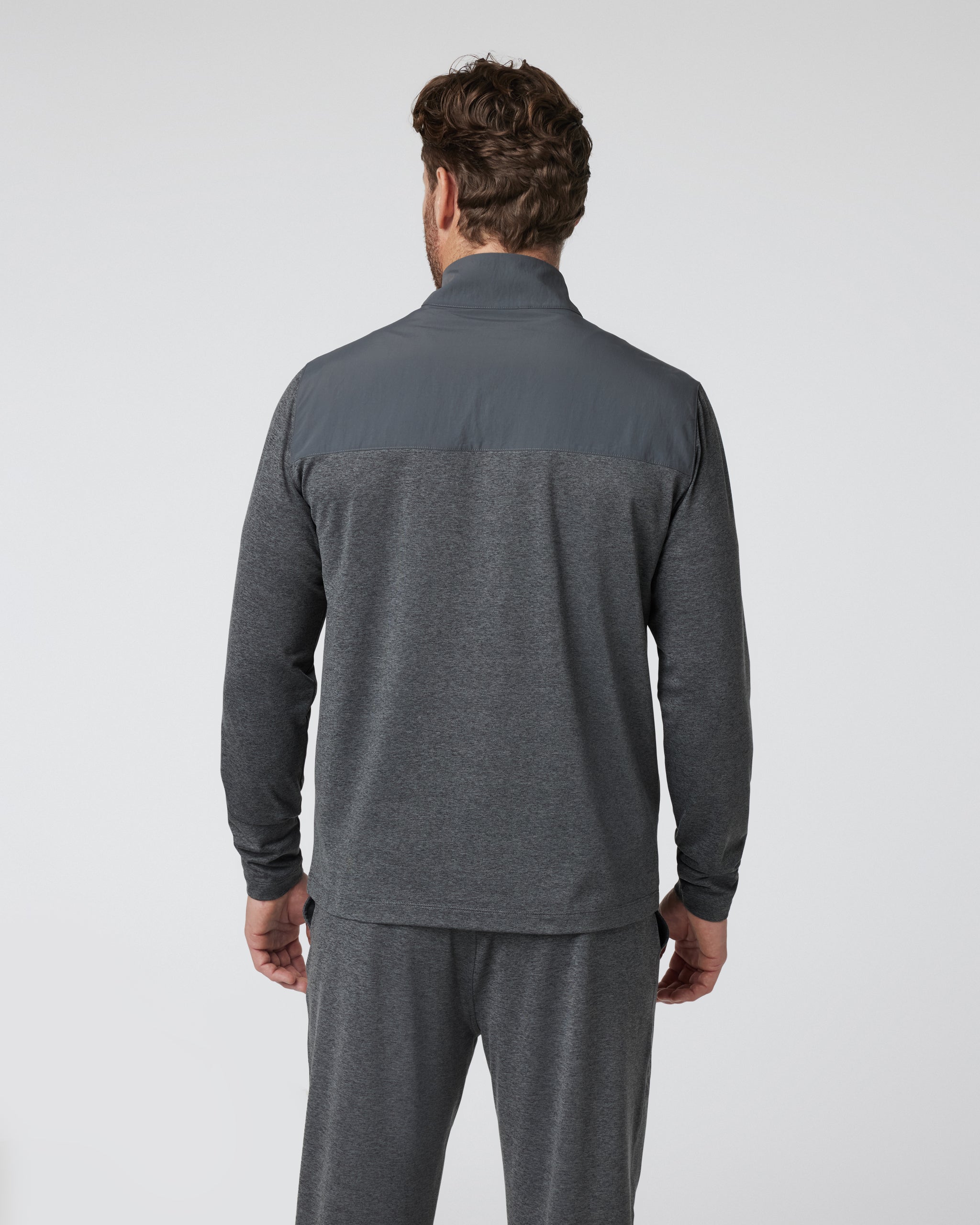 Sunday Element Track Jacket | Charcoal Heather - Image 3