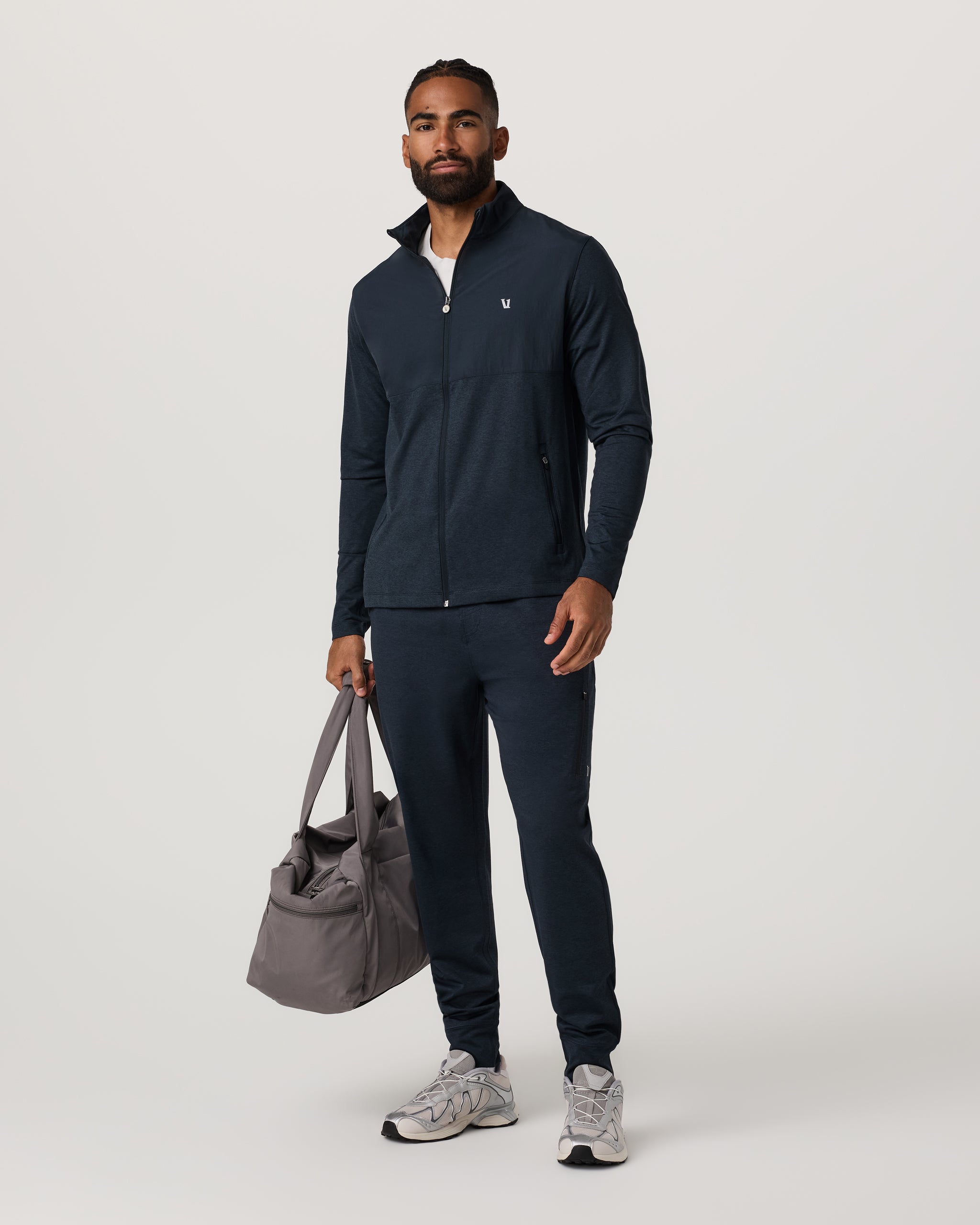 Sunday Element Track Jacket | Ink Heather - Image 4