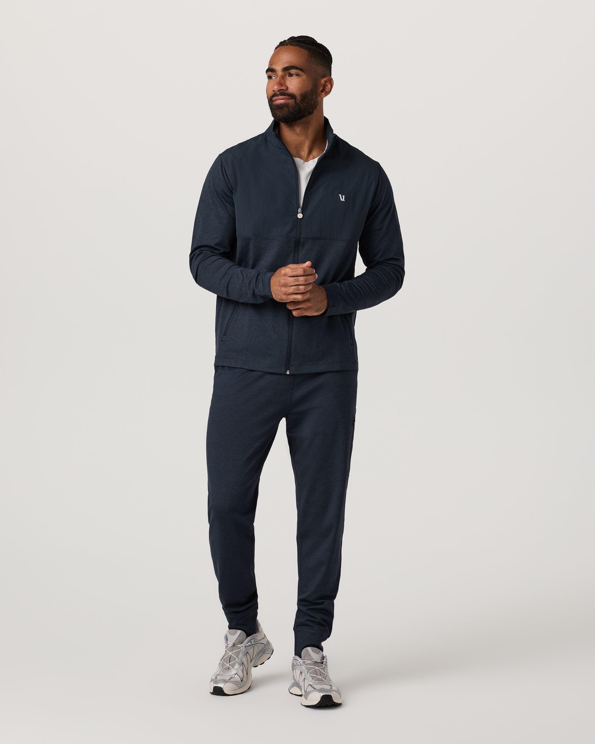 Sunday Element Track Jacket | Ink Heather - Image 5