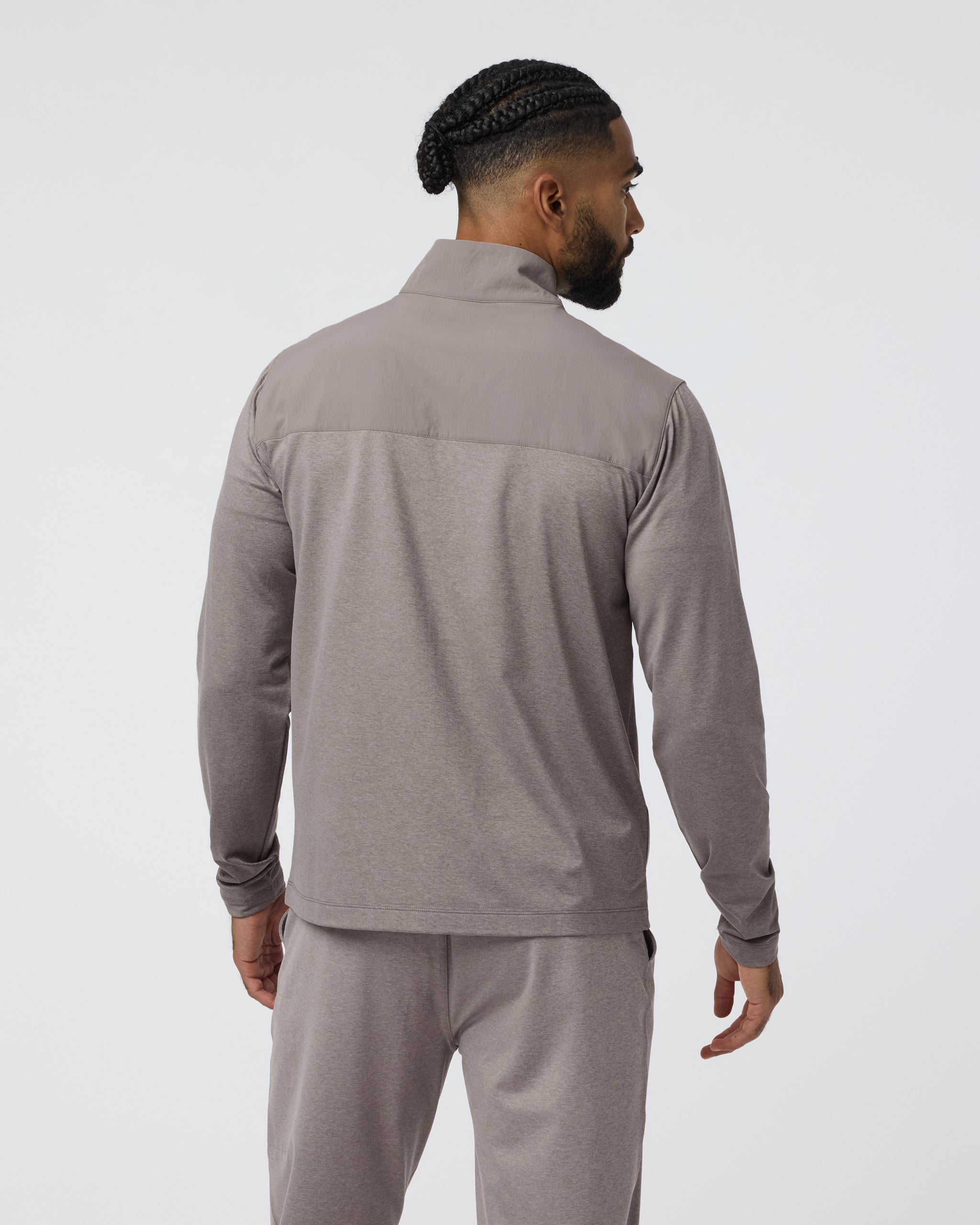 Sunday Element Track Jacket | Mocha Heather - Image 3
