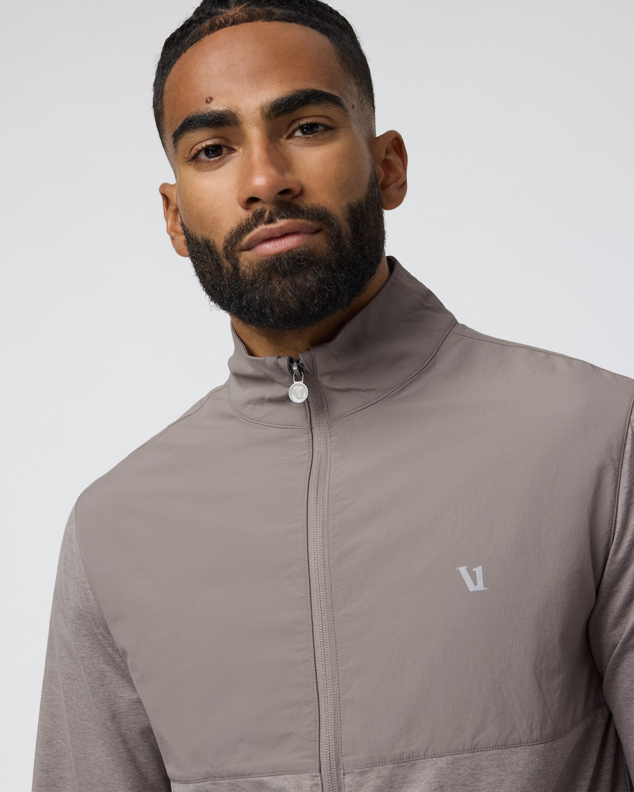 Sunday Element Track Jacket | Mocha Heather - Image 2