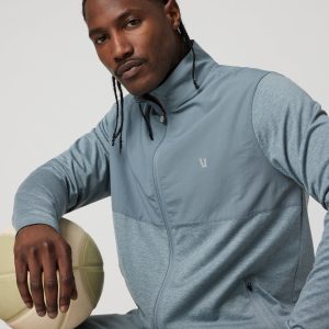 Sunday Element Track Jacket | Dusty Blue Heather