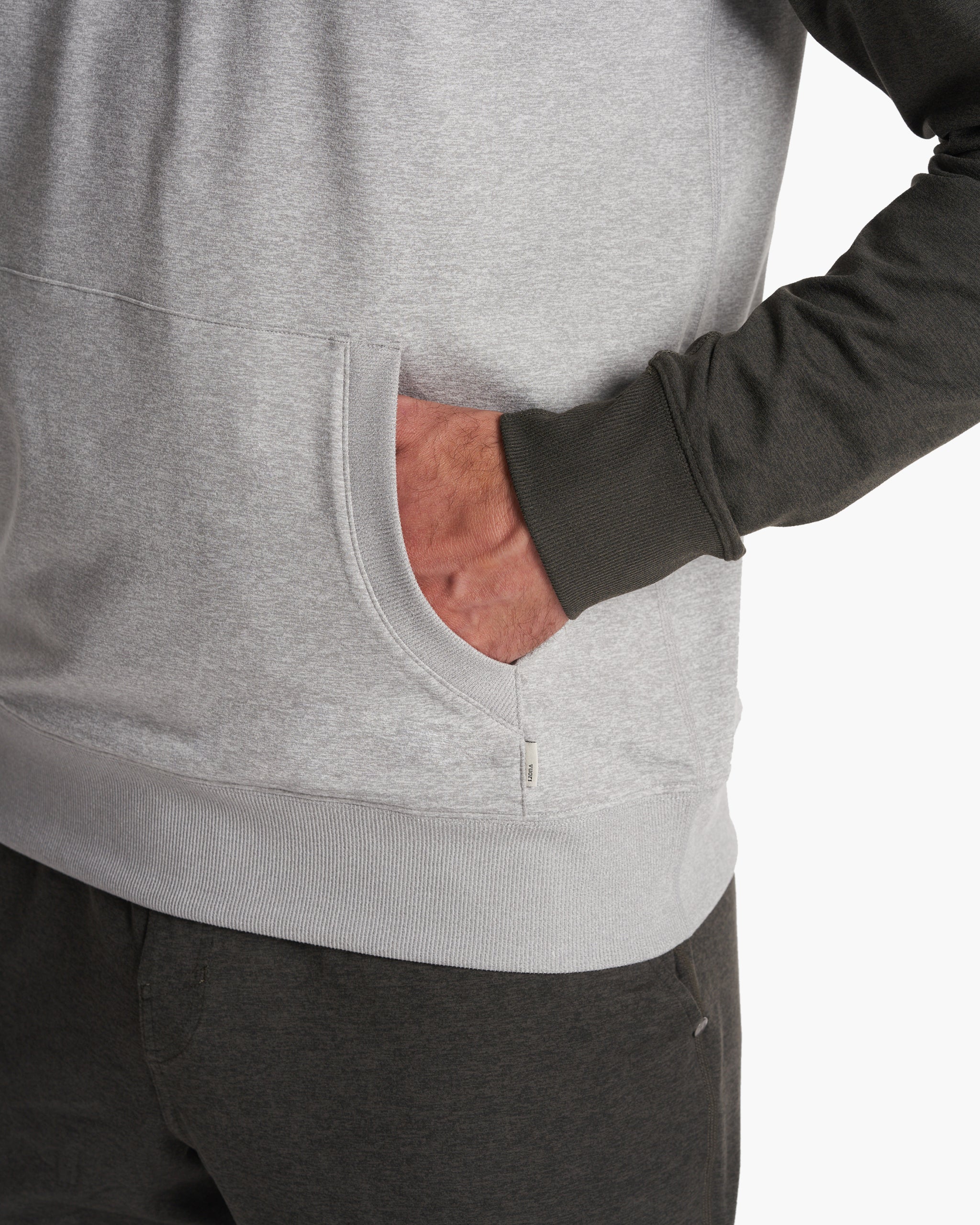 Coronado Pullover Hoodie | Light Heather Grey - Image 4