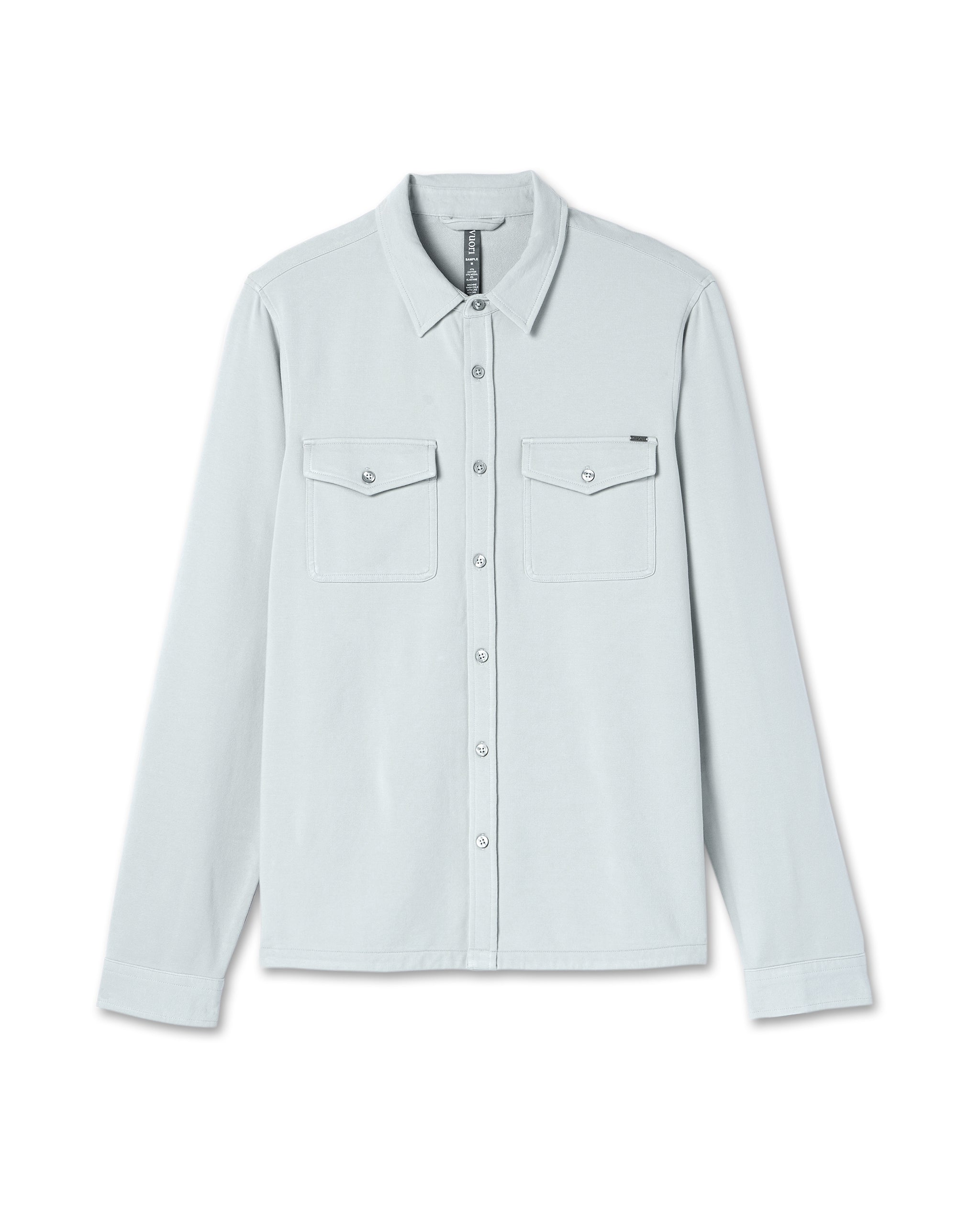 Boulevard Shirt Jacket | Sky Grey - Image 6