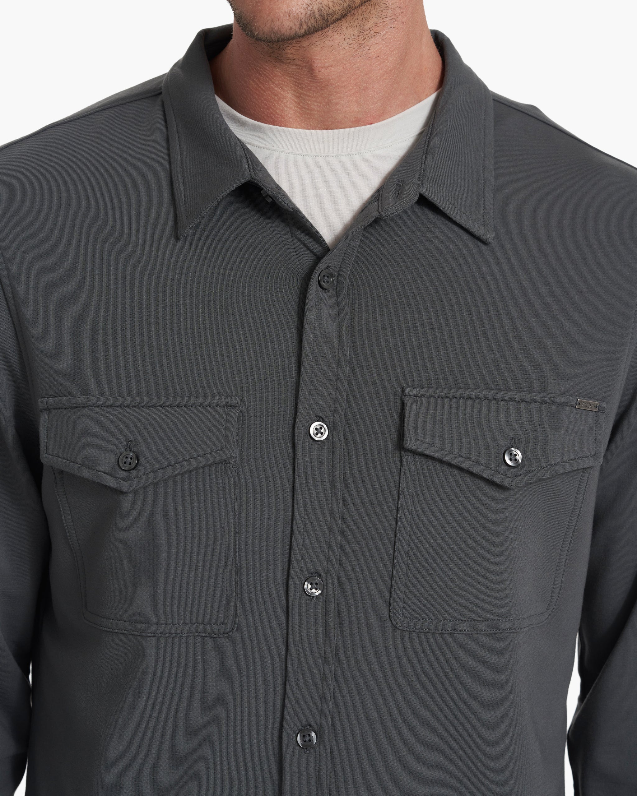 Boulevard Shirt Jacket | Shale - Image 2