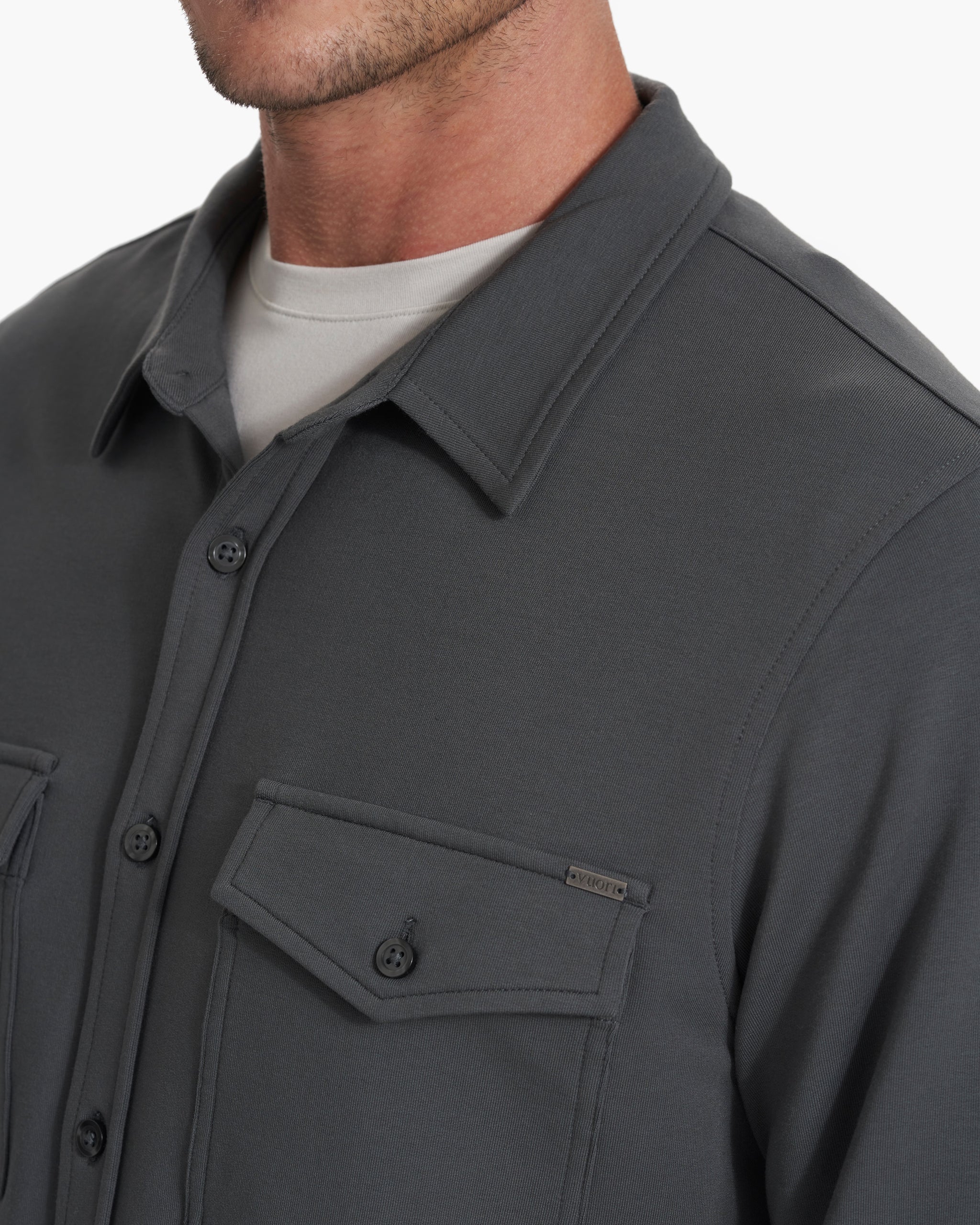 Boulevard Shirt Jacket | Shale - Image 5