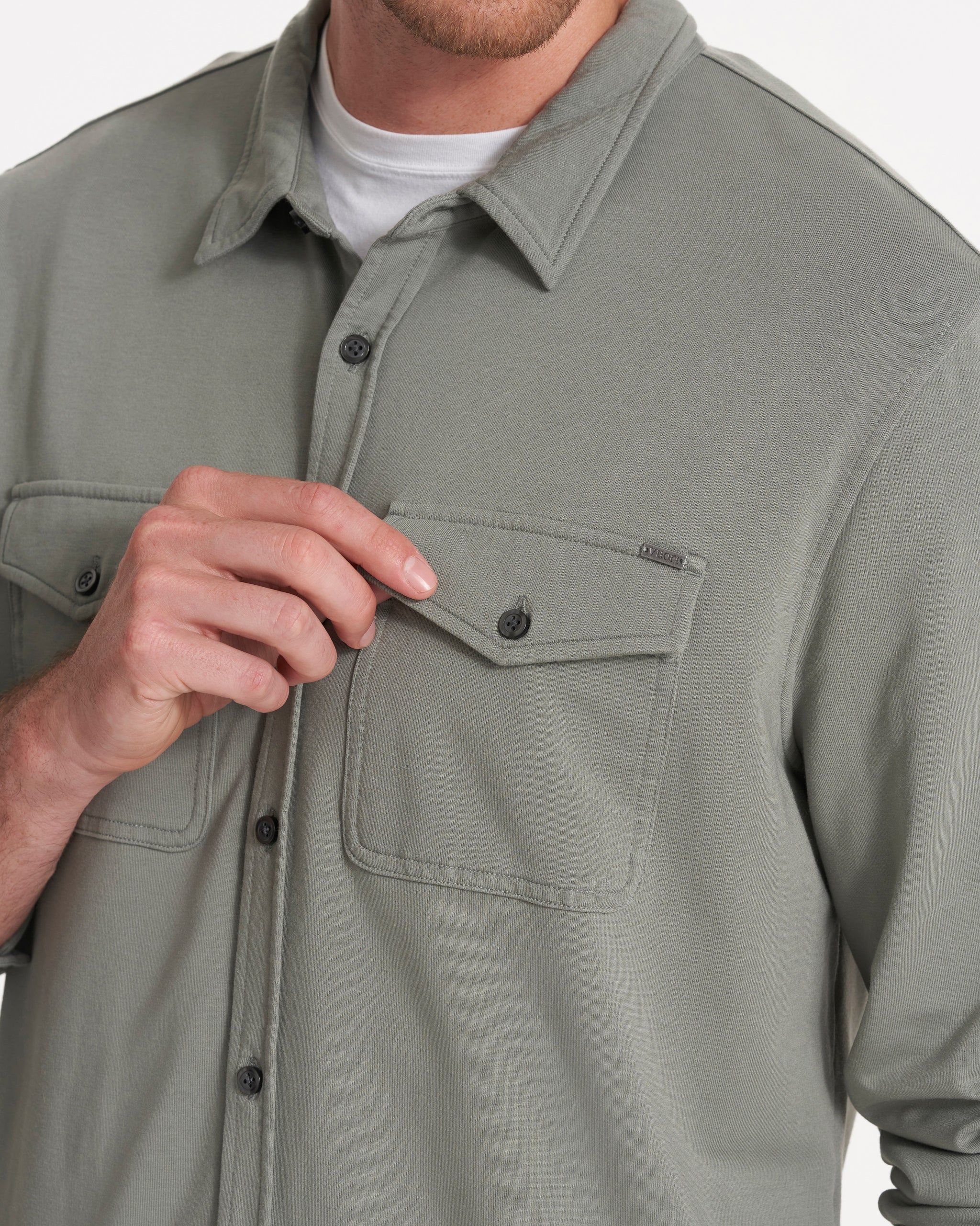 Boulevard Shirt Jacket | Stormy - Image 2