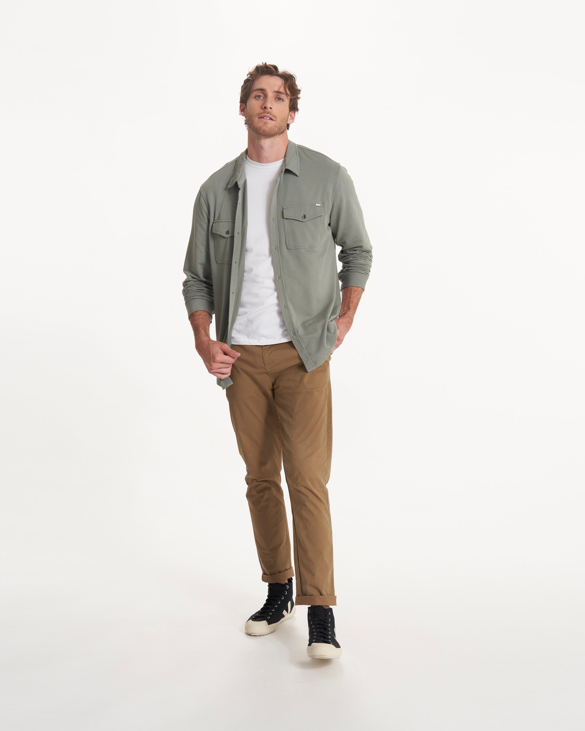 Boulevard Shirt Jacket | Stormy - Image 3