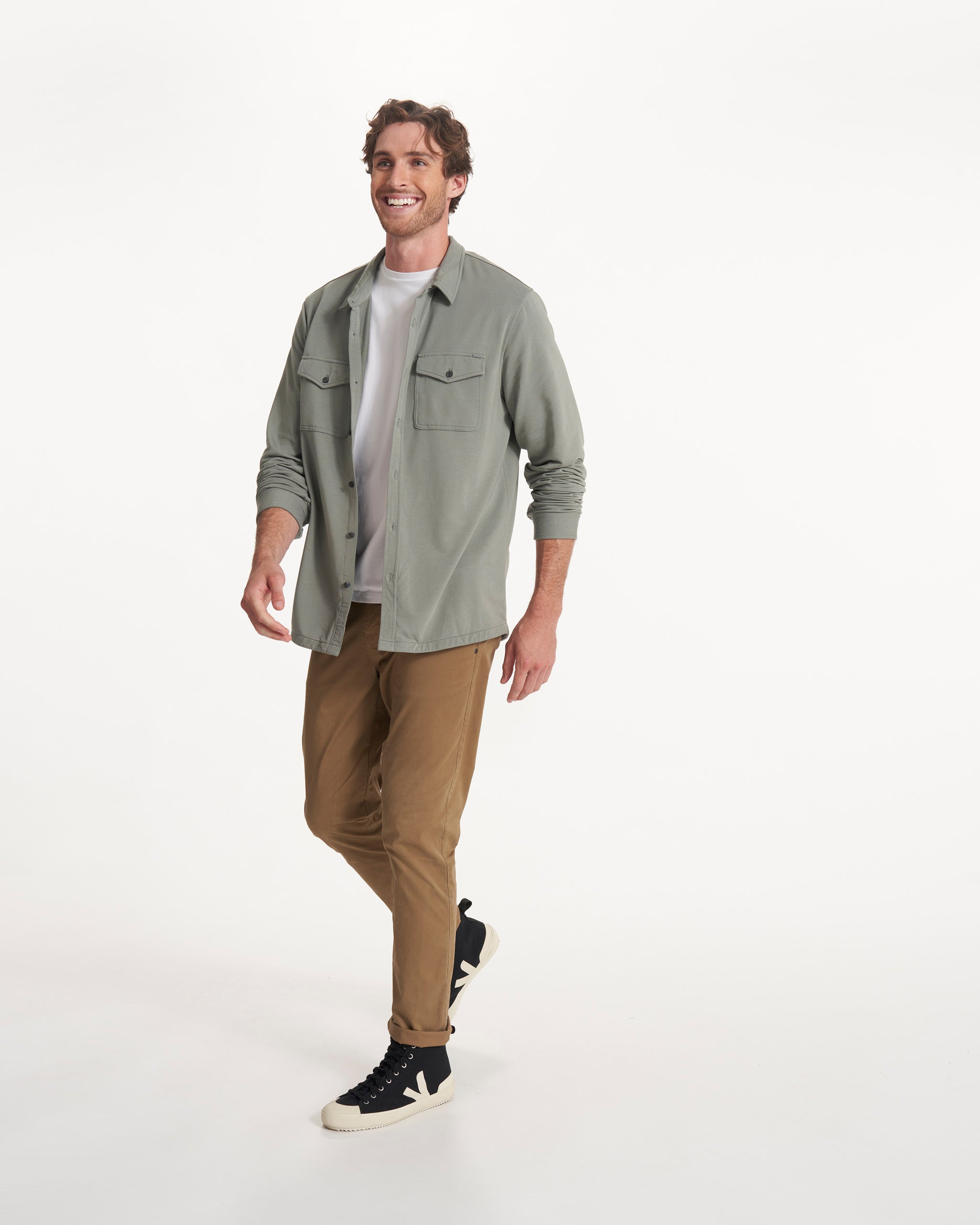 Boulevard Shirt Jacket | Stormy - Image 4