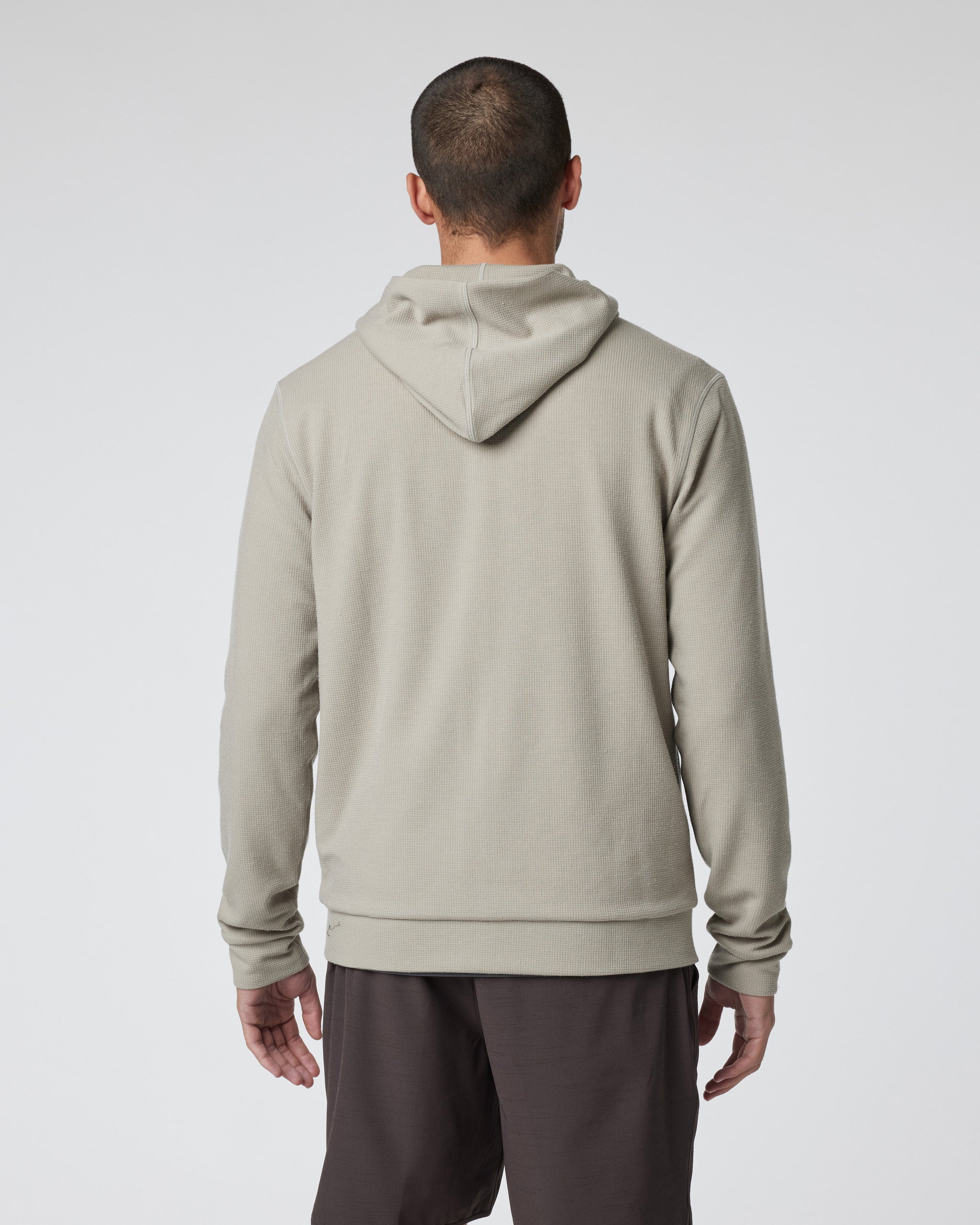 Performance Waffle Zip Hoodie 2.0 | Toast - Image 3