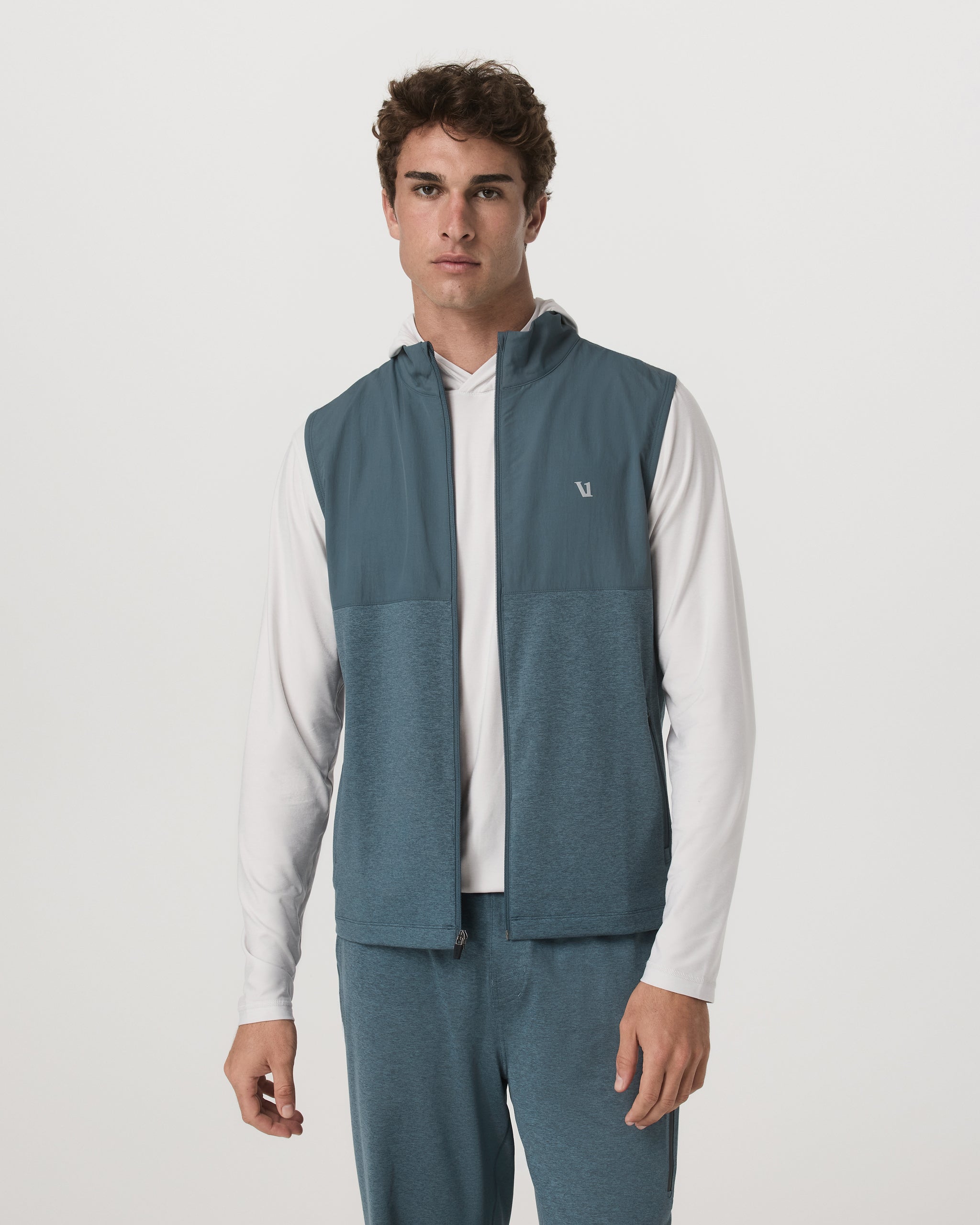 Sunday Element Vest | Blue Sea Heather