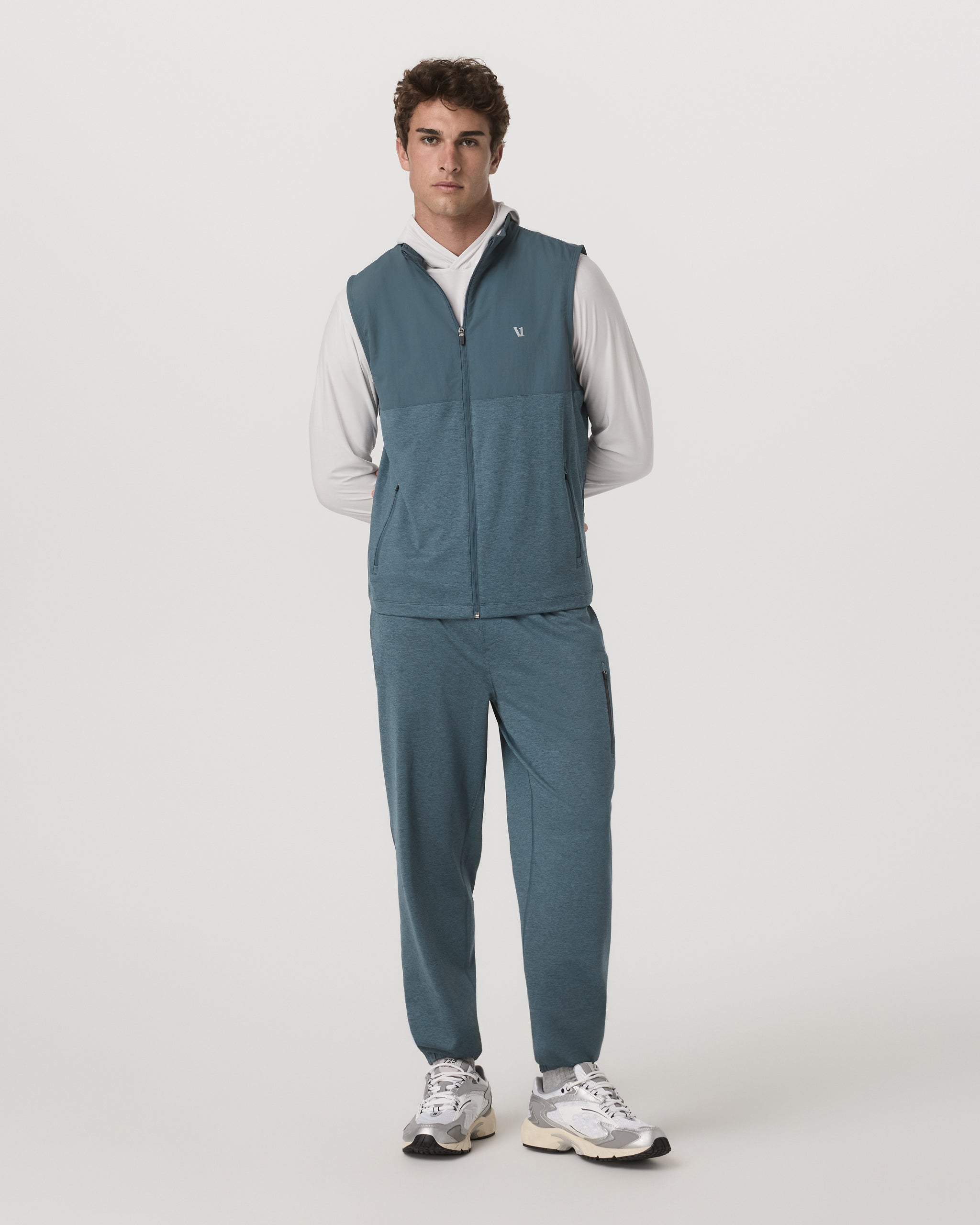 Sunday Element Vest | Blue Sea Heather - Image 4