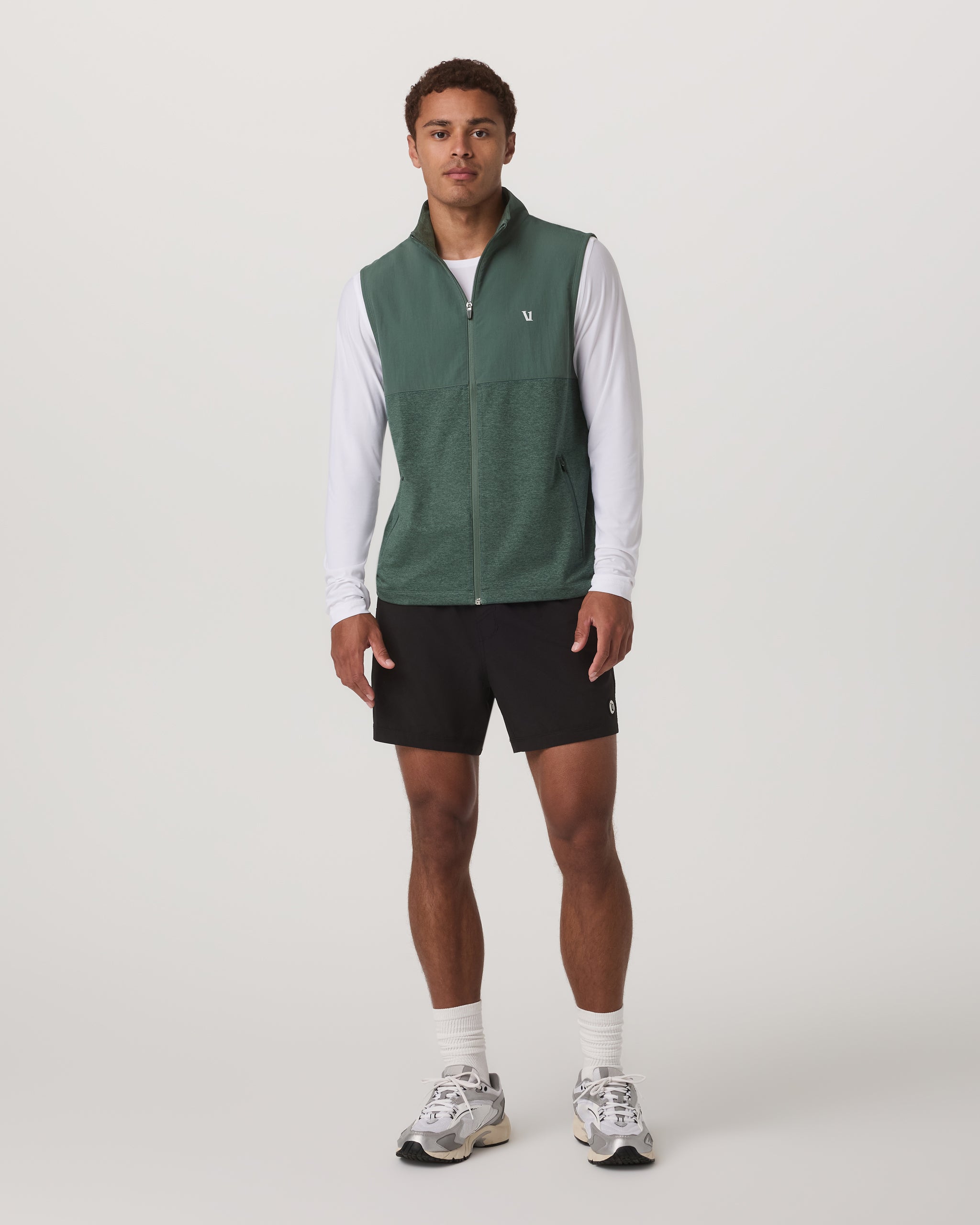 Sunday Element Vest | Agate Green Heather - Image 4