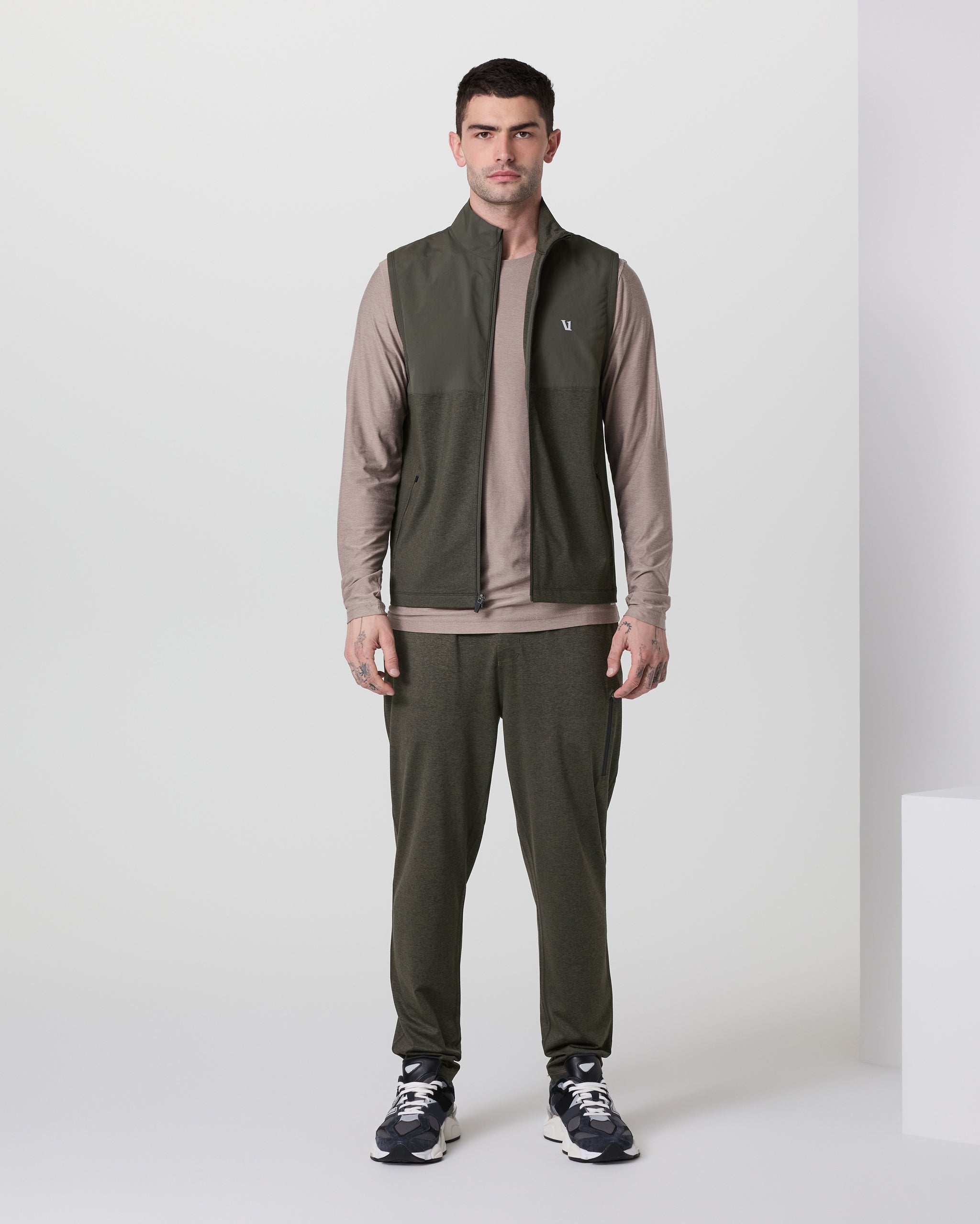 Sunday Element Vest | Kale Heather - Image 2