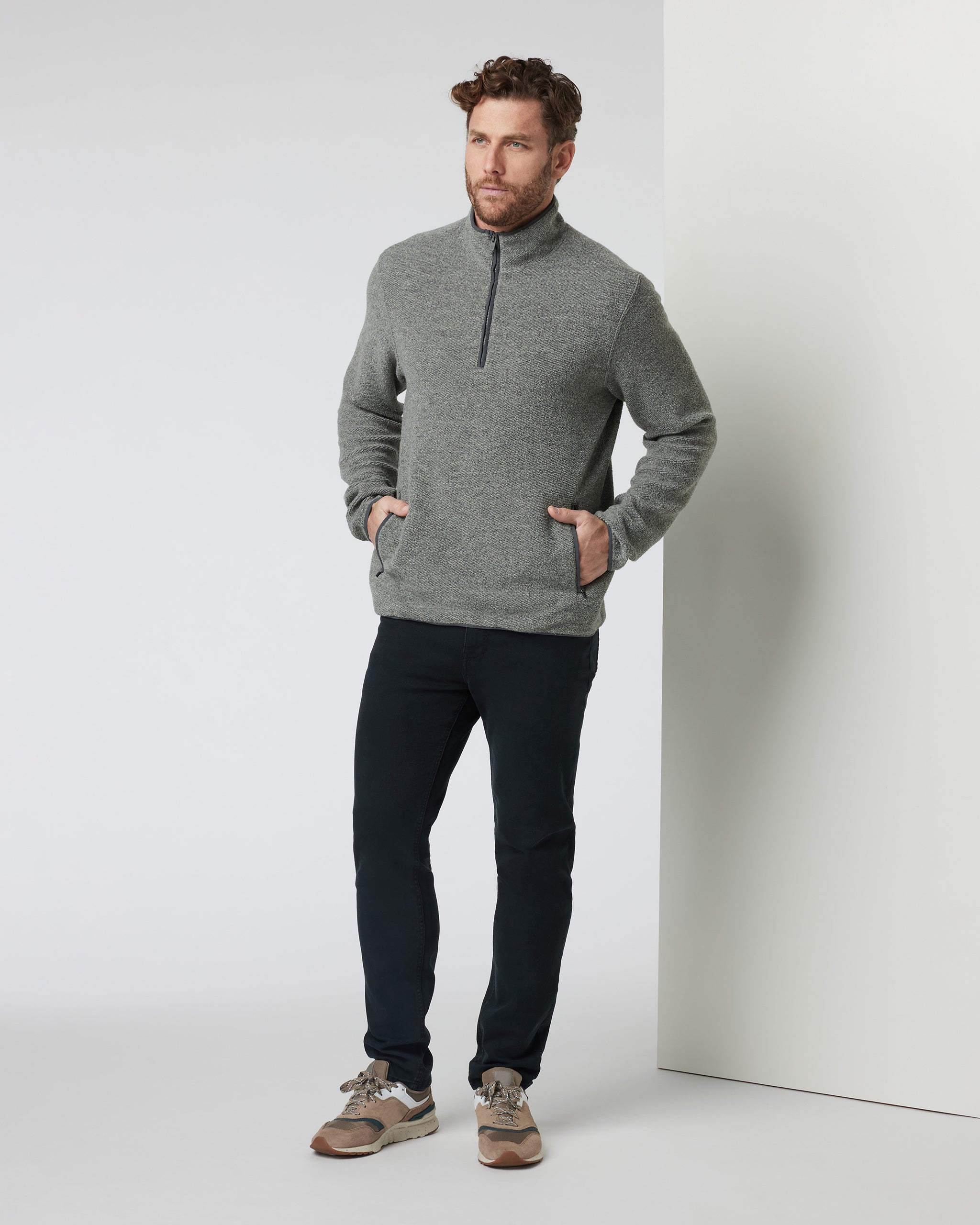 Plymouth Wool Pullover | Heather Grey - Image 3