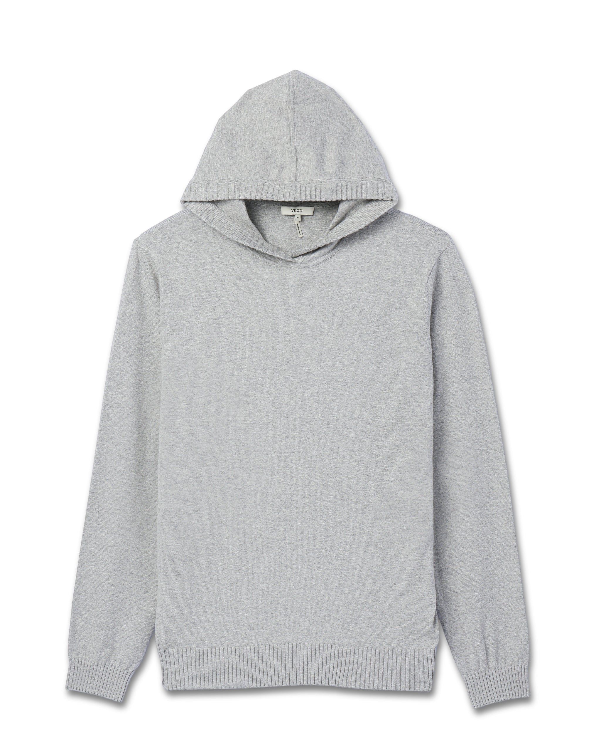 Fluent Sweater Hoodie | Light Heather Grey - Image 4