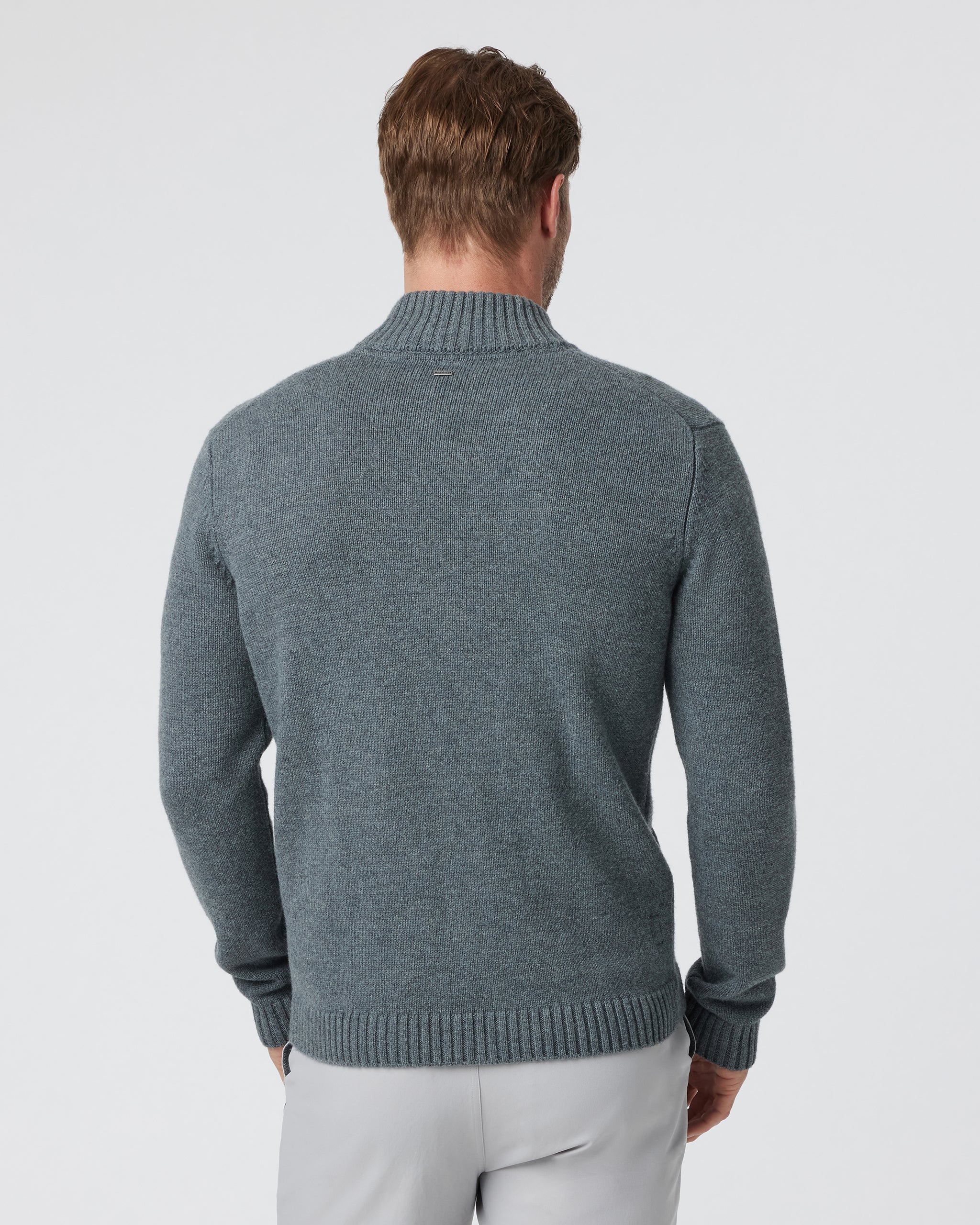 Denver Full Zip Sweater | Charcoal - Image 2