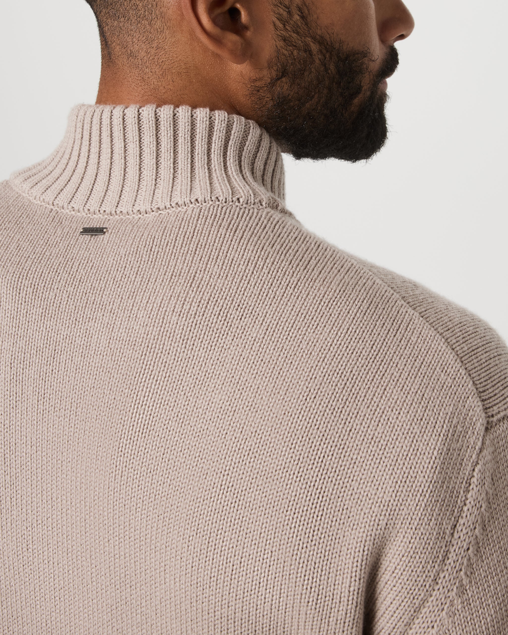 Denver Full Zip Sweater | Willow Grey - Image 5