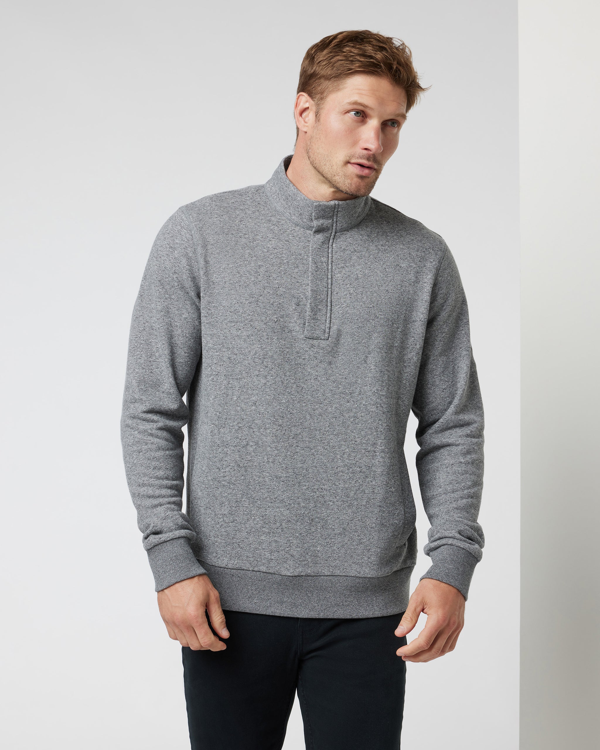 Cypress Quarter Zip | Heather Grey - Image 4