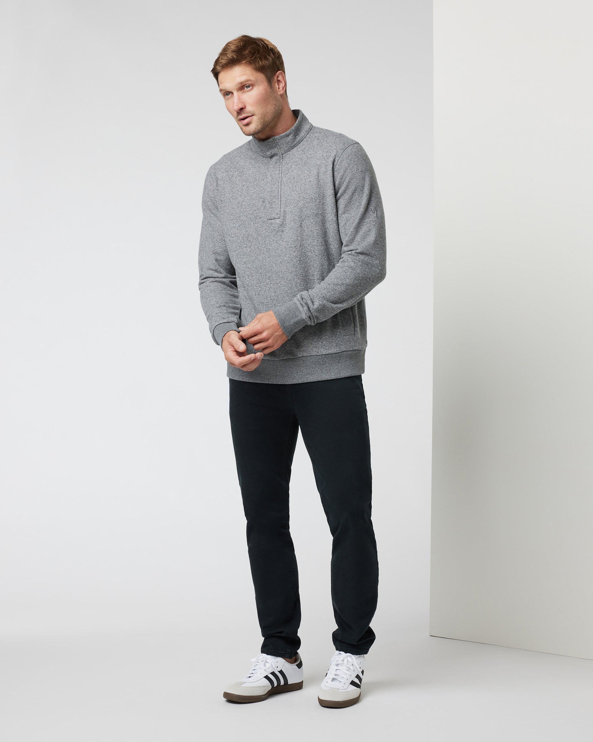 Cypress Quarter Zip | Heather Grey - Image 5