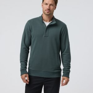 Cypress Quarter Zip | Smoked Beryl