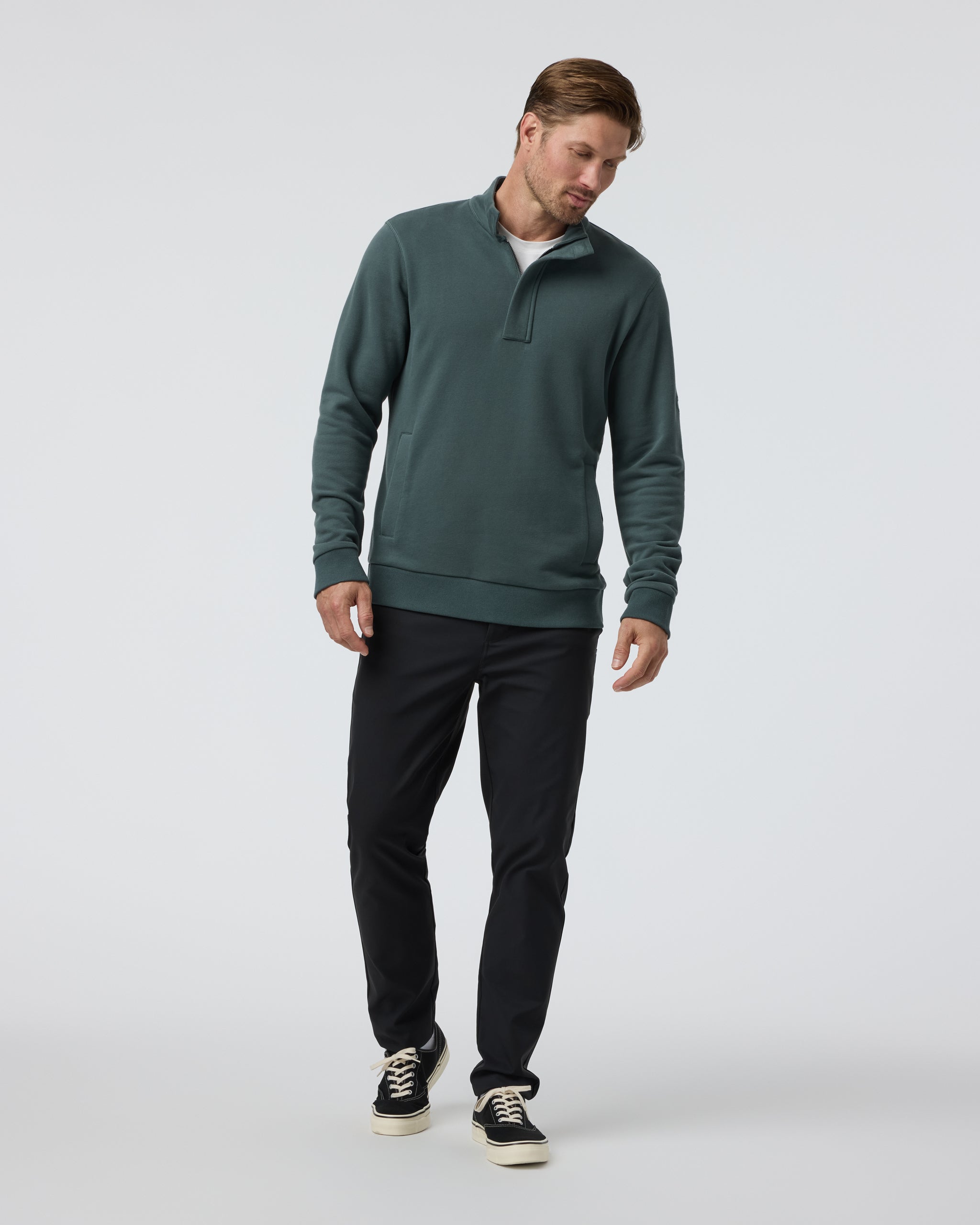 Cypress Quarter Zip | Smoked Beryl - Image 5