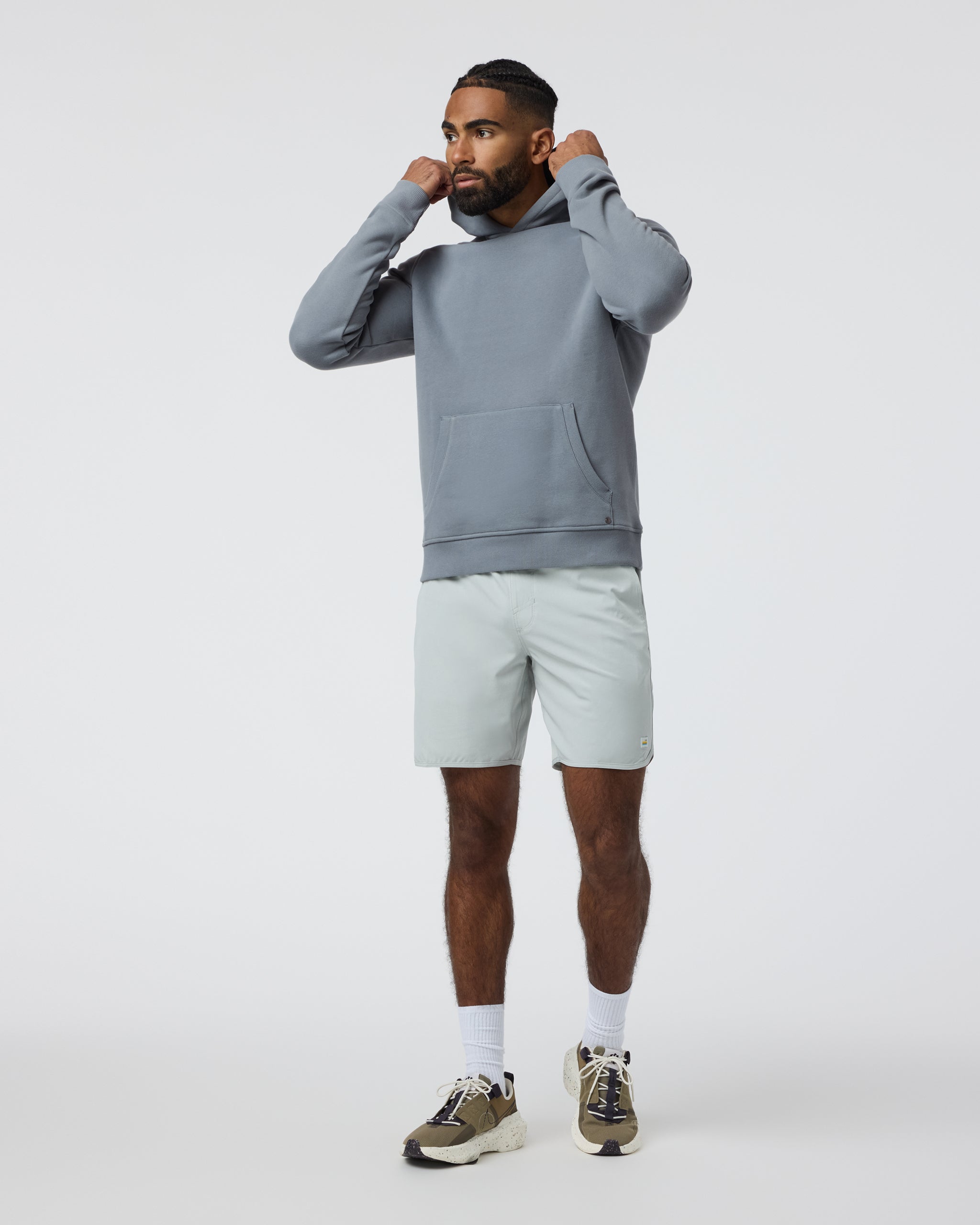 Seaside Pullover Hoodie | Dusty Blue - Image 3