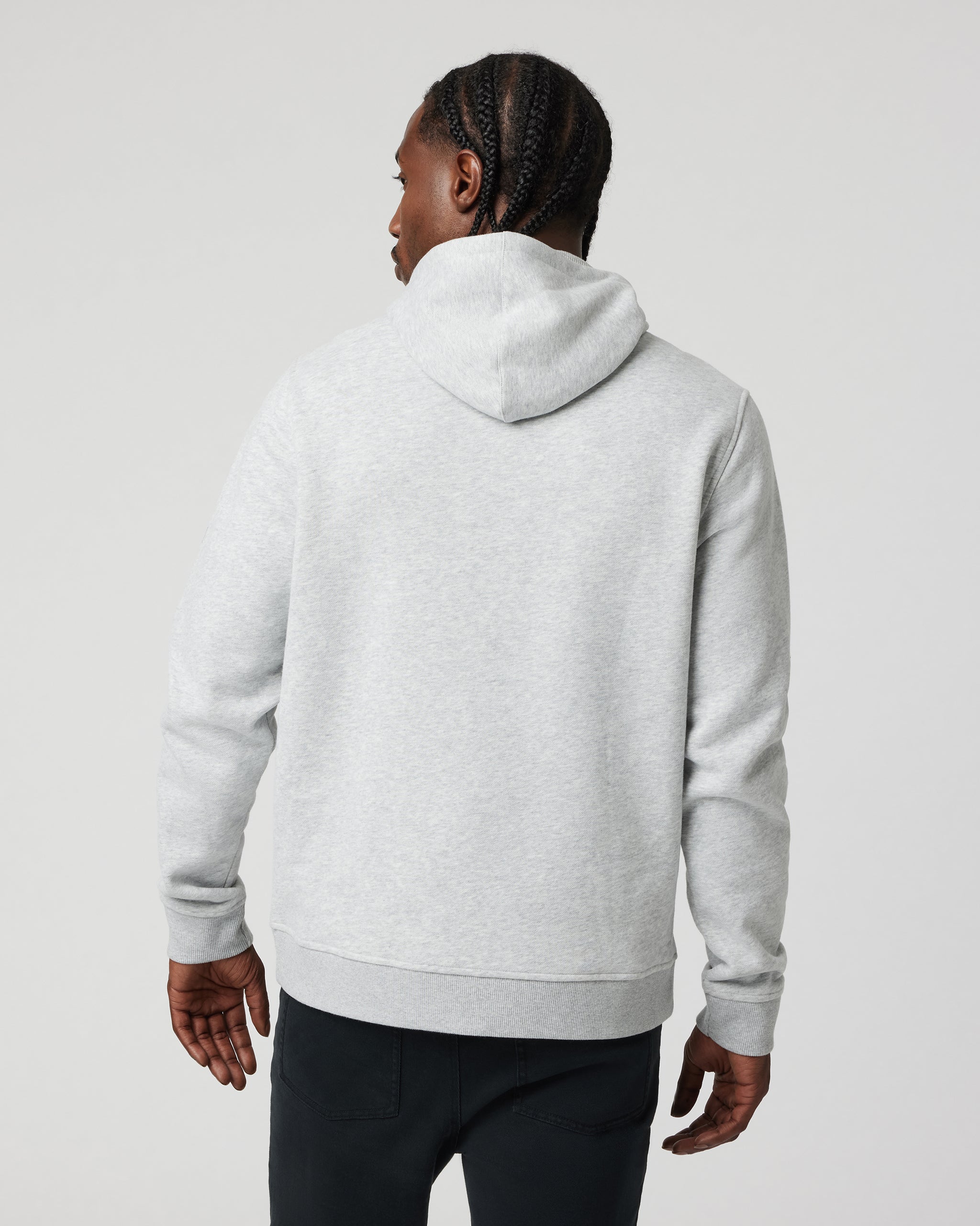 Seaside Pullover Hoodie | Light Heather Grey - Image 3