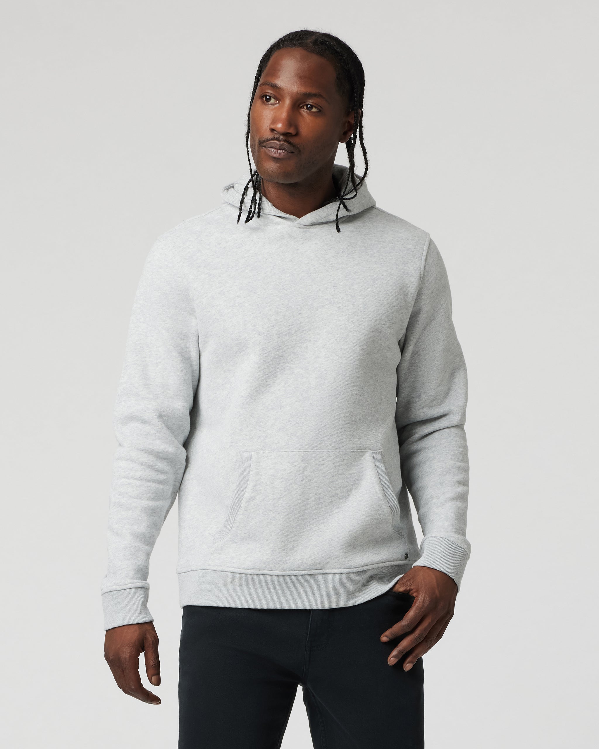 Seaside Pullover Hoodie | Light Heather Grey - Image 5
