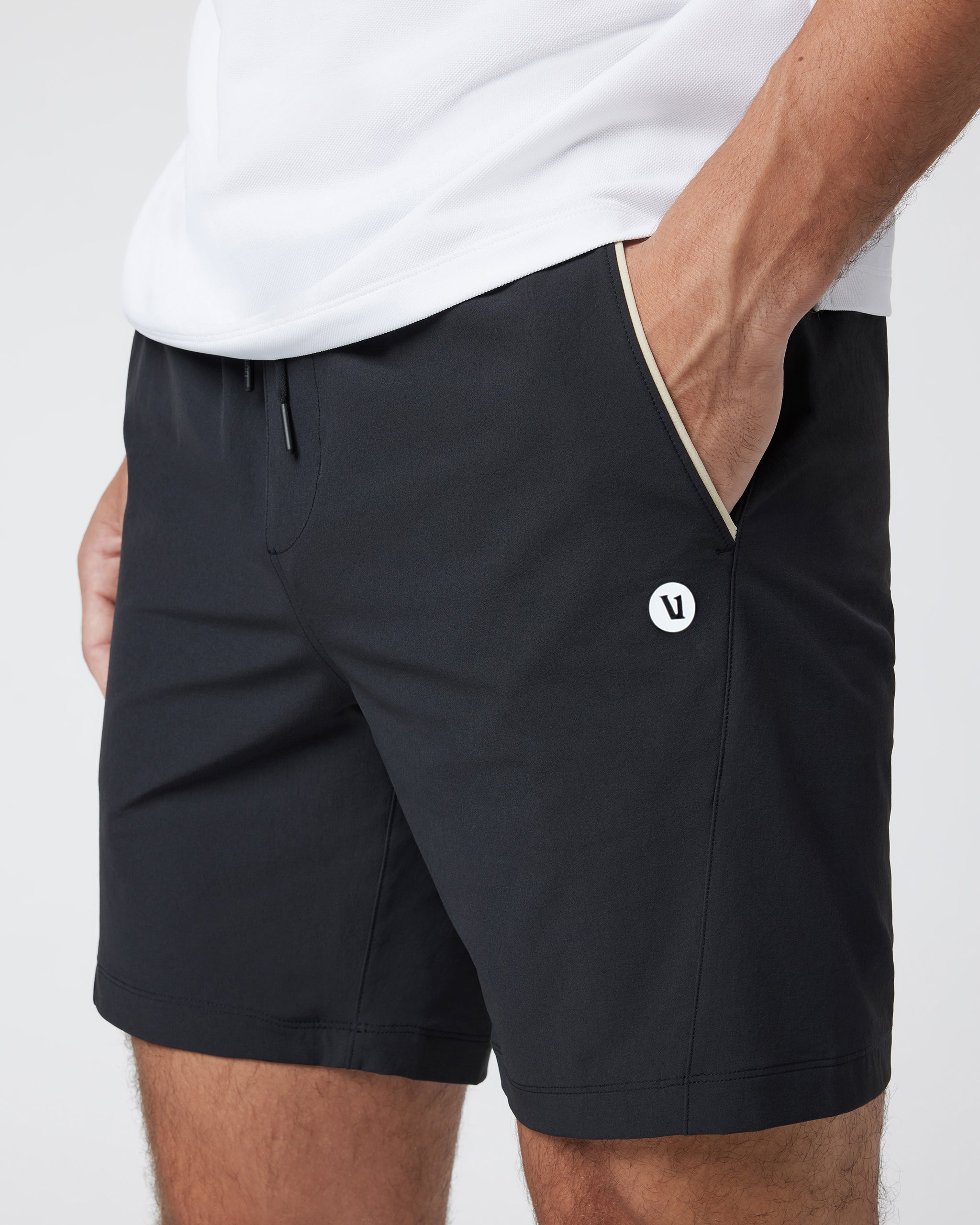Crosscourt Short Unlined 7 | Black - Image 2
