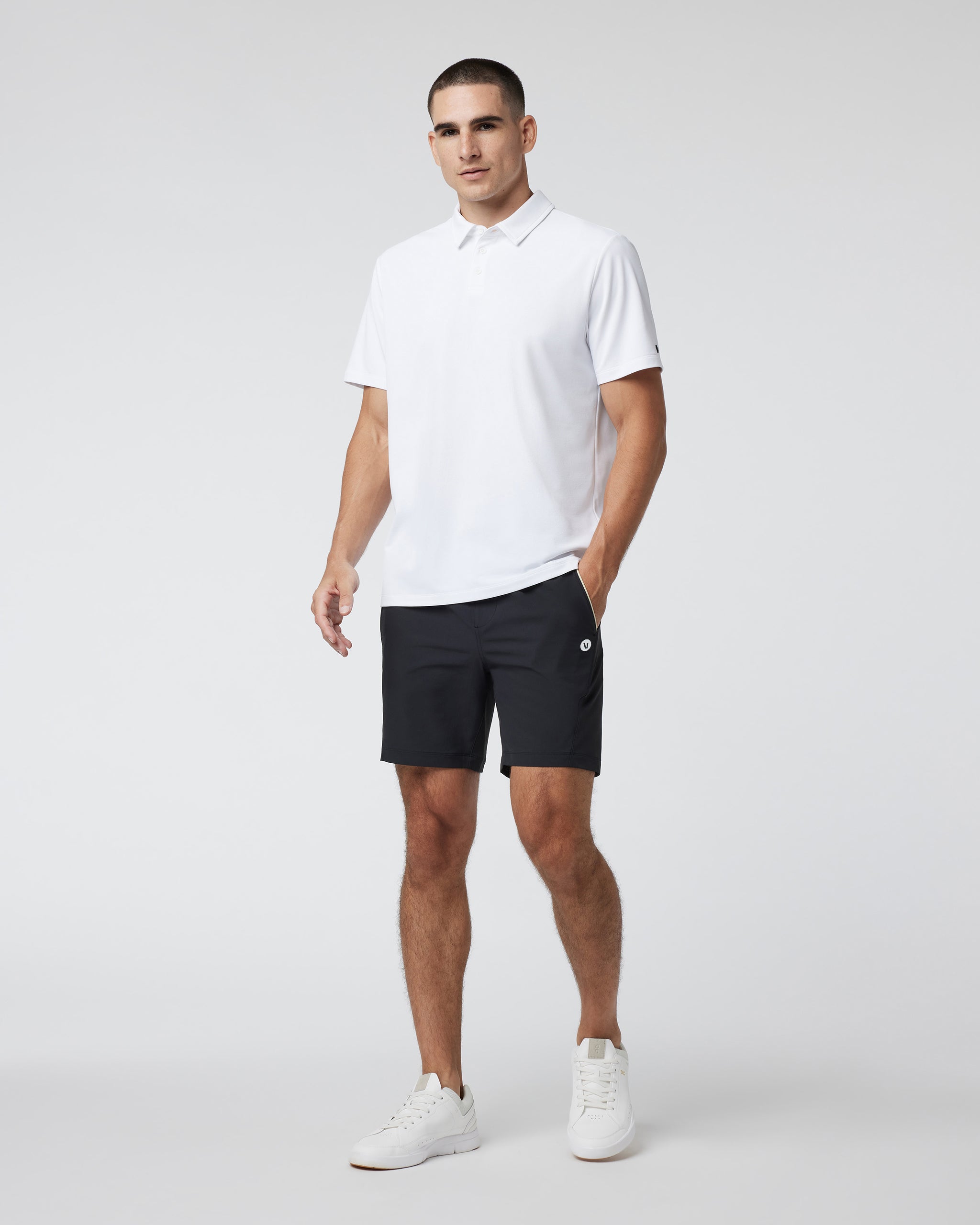 Crosscourt Short Unlined 7 | Black - Image 4