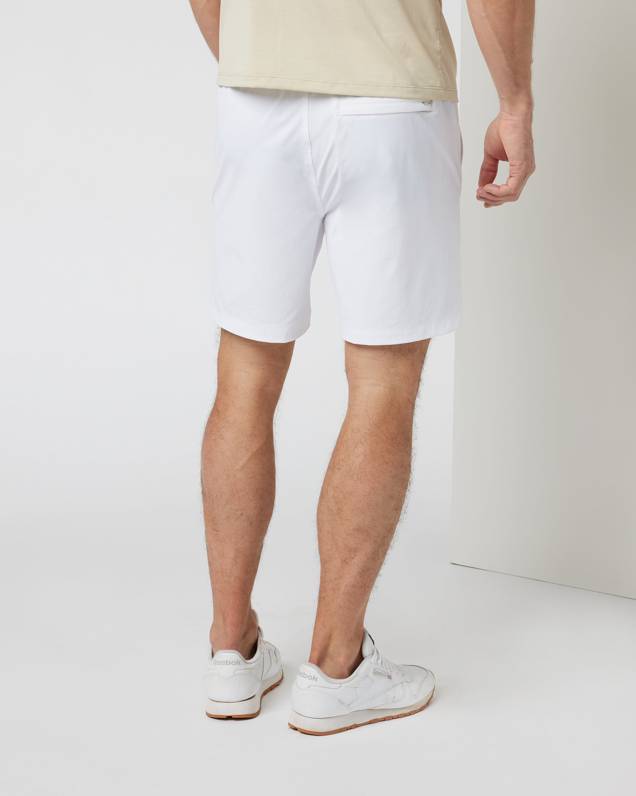 Crosscourt Short Unlined 7 | White - Image 5