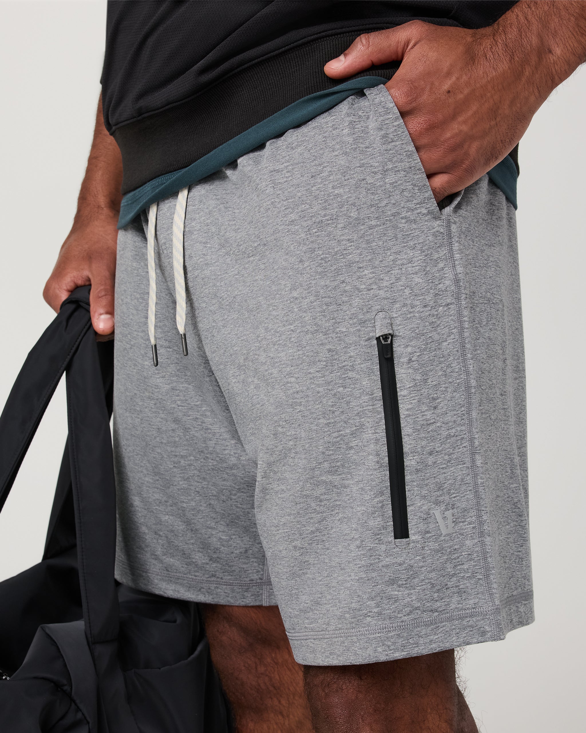 Sunday Performance Short 8 | Grey Heather