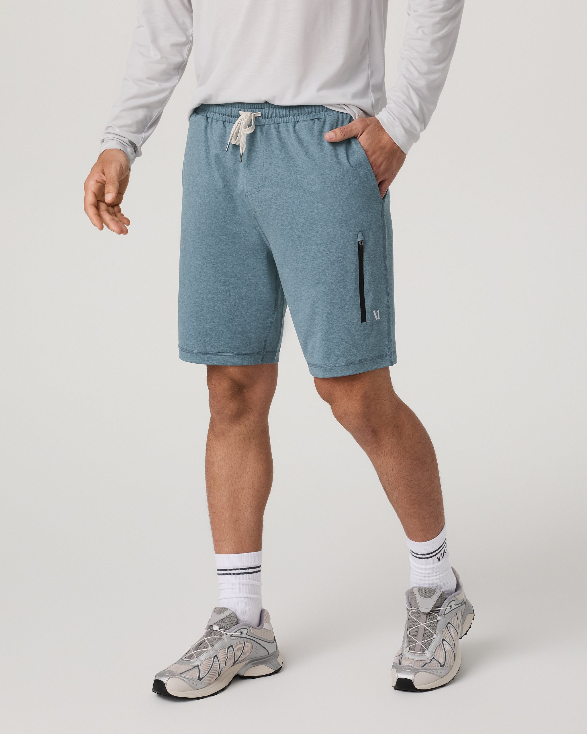 Sunday Performance Short 8 | Smoke Blue Heather