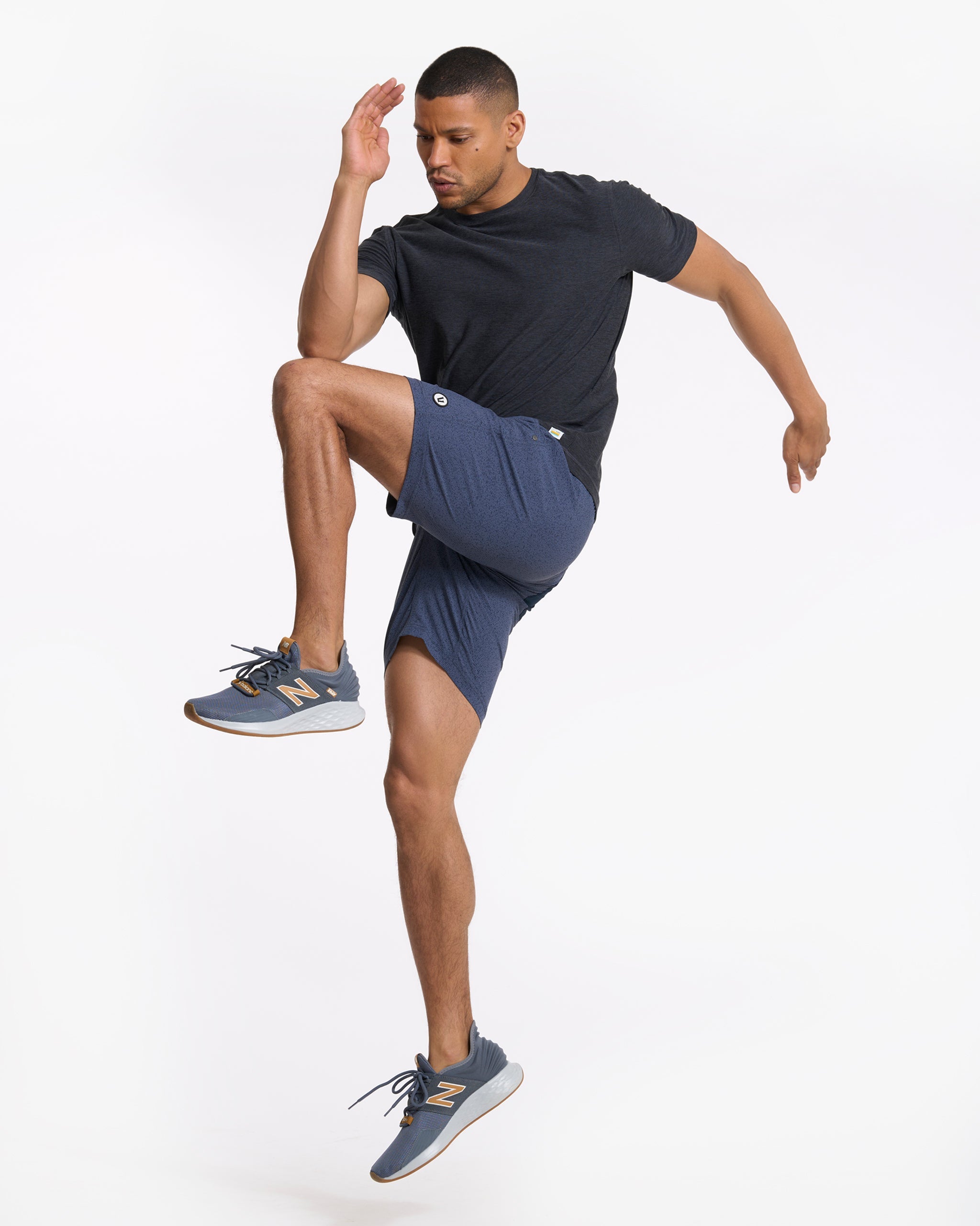 Kore Short Lined 7 | Azure Dashed Lines - Image 4