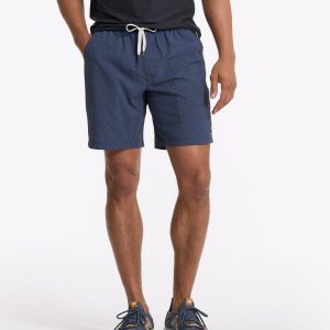 Kore Short Lined 7 | Azure Dashed Lines
